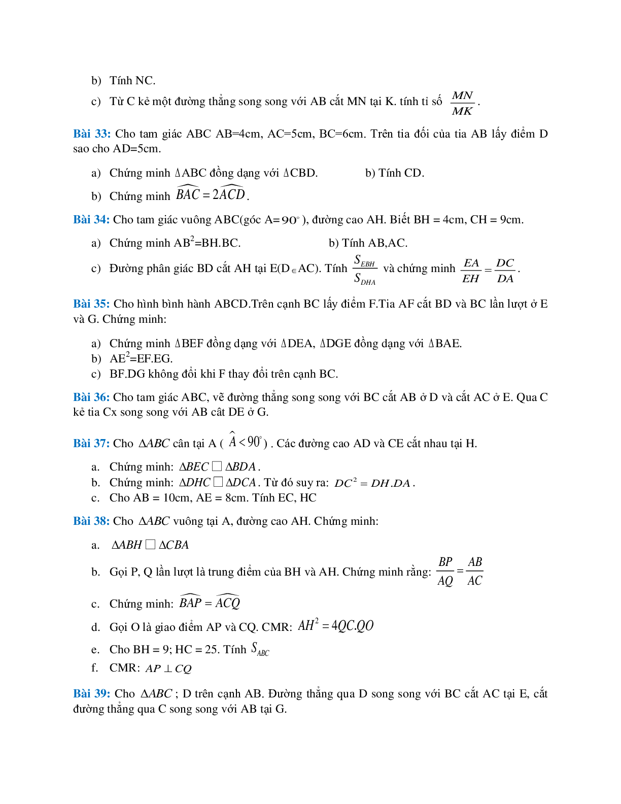 Đề cương học kì 2 môn toán lớp 9 (trang 6)