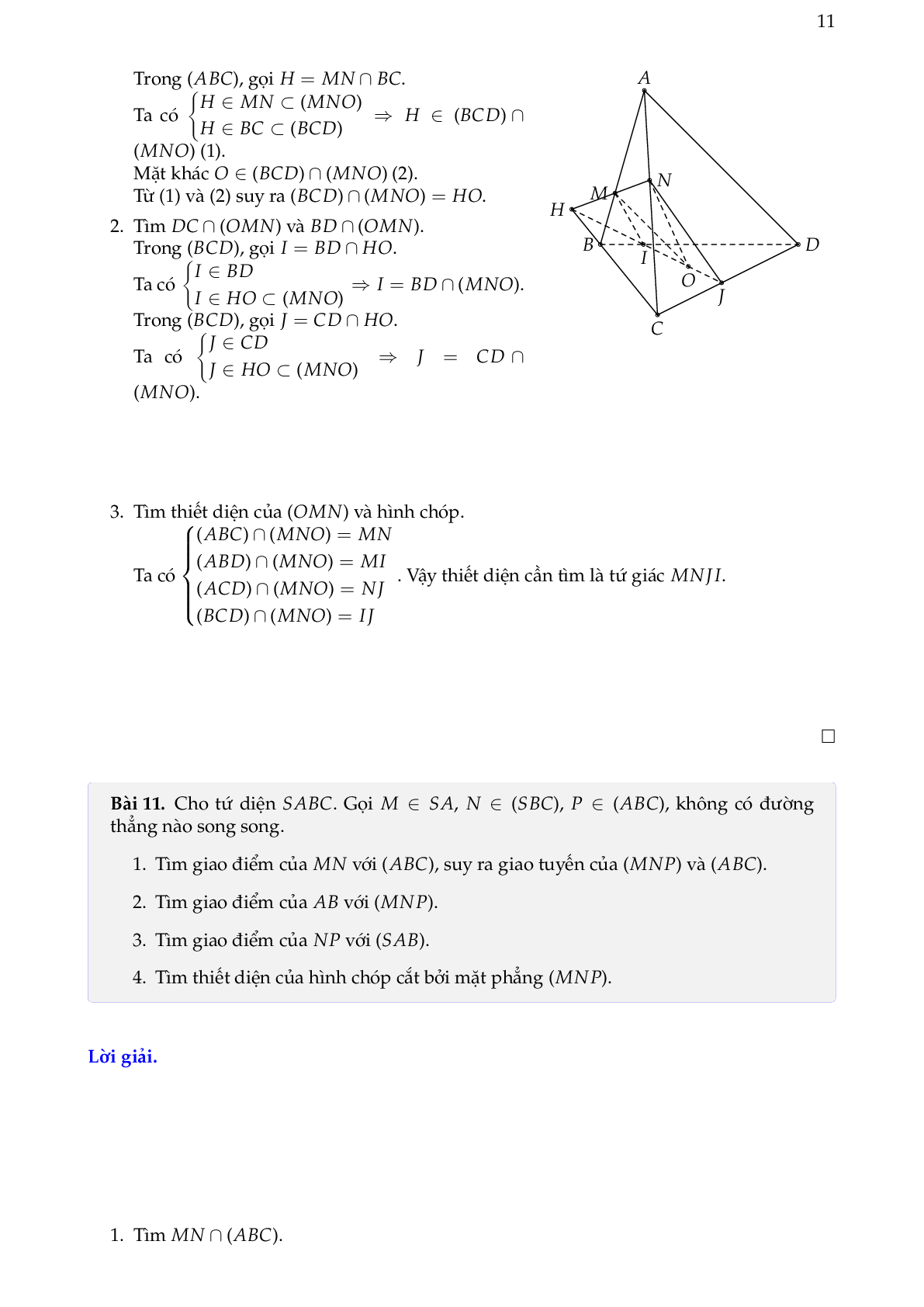 Tổng hợp hình học không gian lớp 11 hay, chọn lọc 2023 (trang 9)
