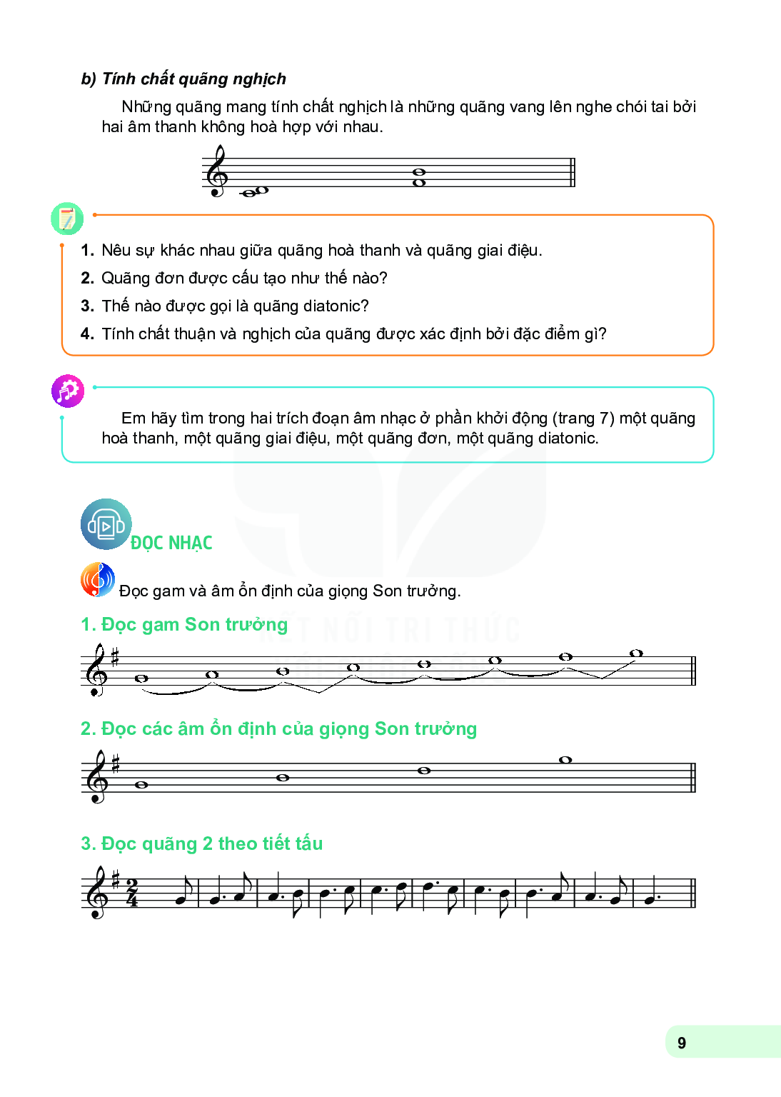 Âm nhạc lớp 10 Kết nối tri thức pdf (trang 10)