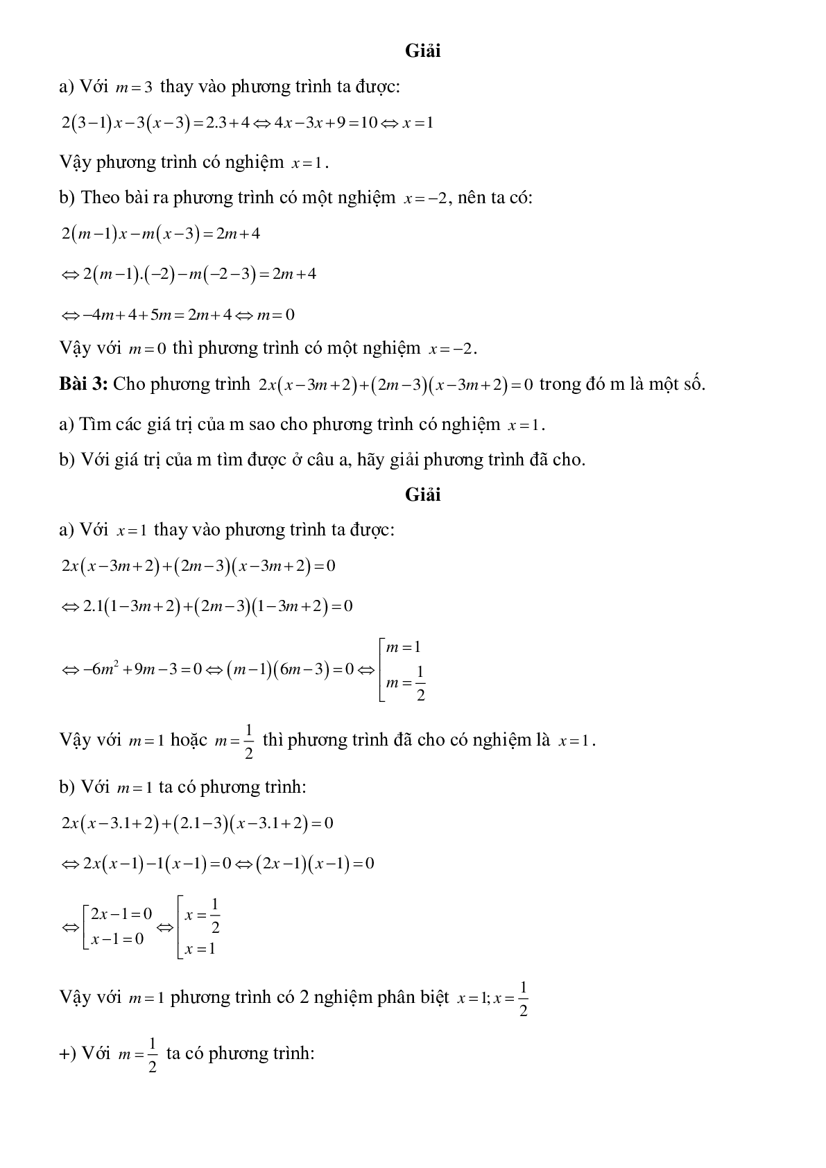 Hệ thống lý thuyết và bài tập về Phương trình bậc nhất và phương trình đưa về dạng ax+b=0 có lời giải (trang 5)
