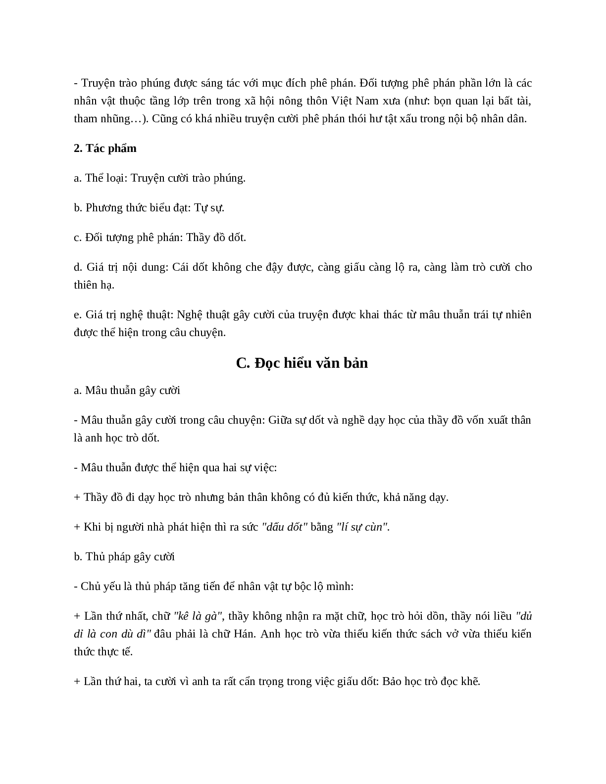 Tam đại con gà - Tác giả tác phẩm - Ngữ văn lớp 10 (trang 2)