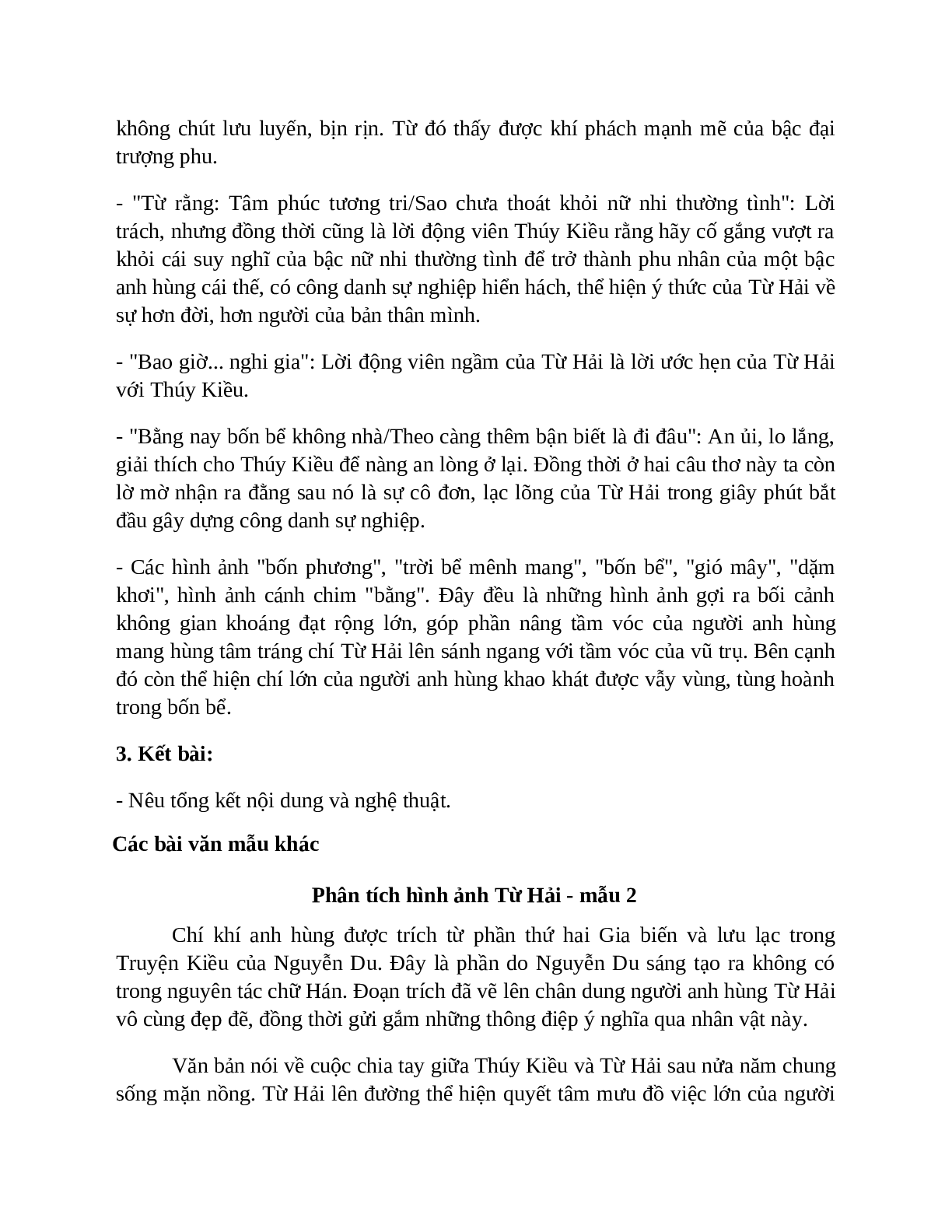 TOP 17 bài Phân tích nhân vật Từ Hải SIÊU HAY (trang 4)