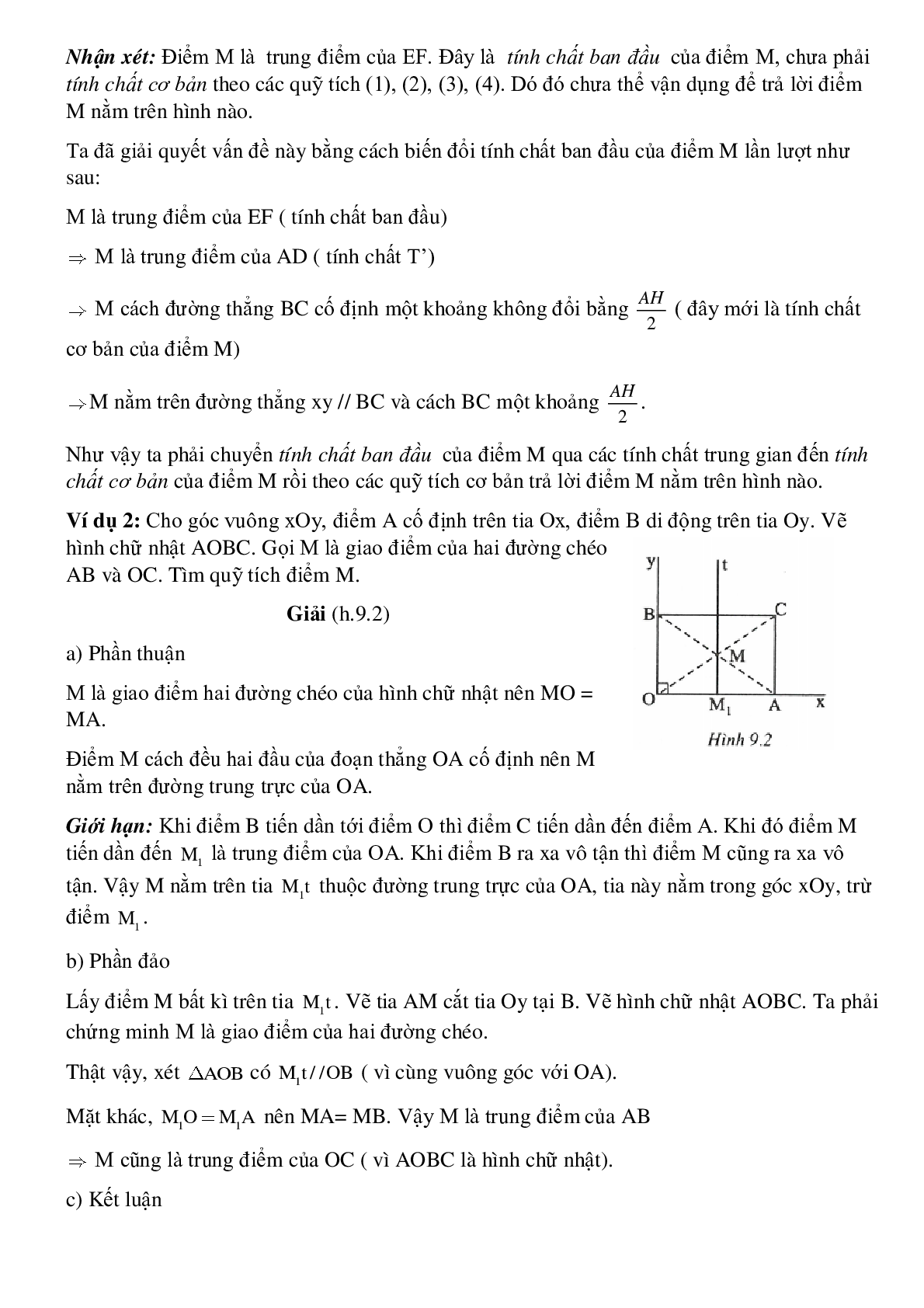 Toán quỹ tích - Hình học toán 8 (trang 3)