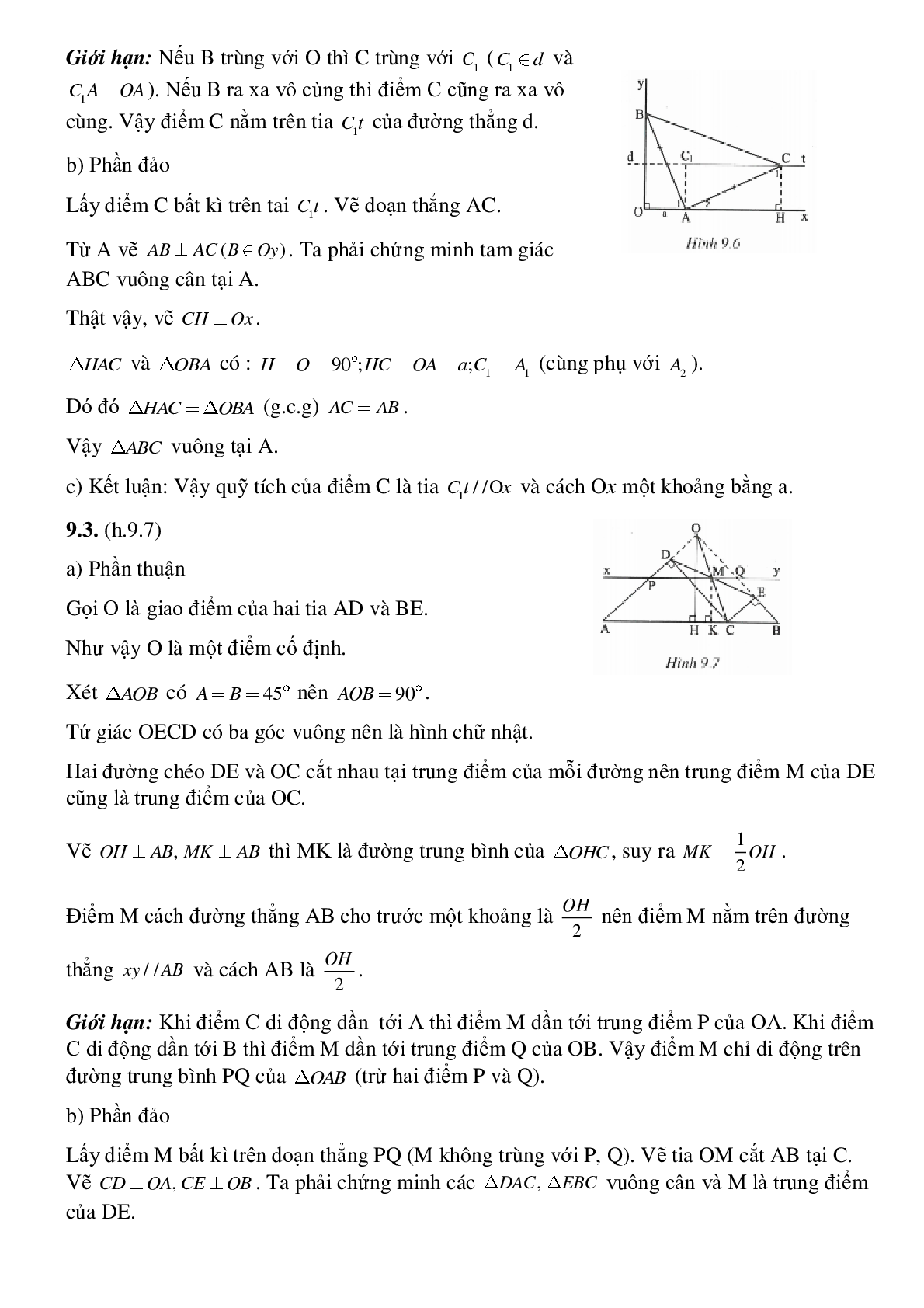 Toán quỹ tích - Hình học toán 8 (trang 8)