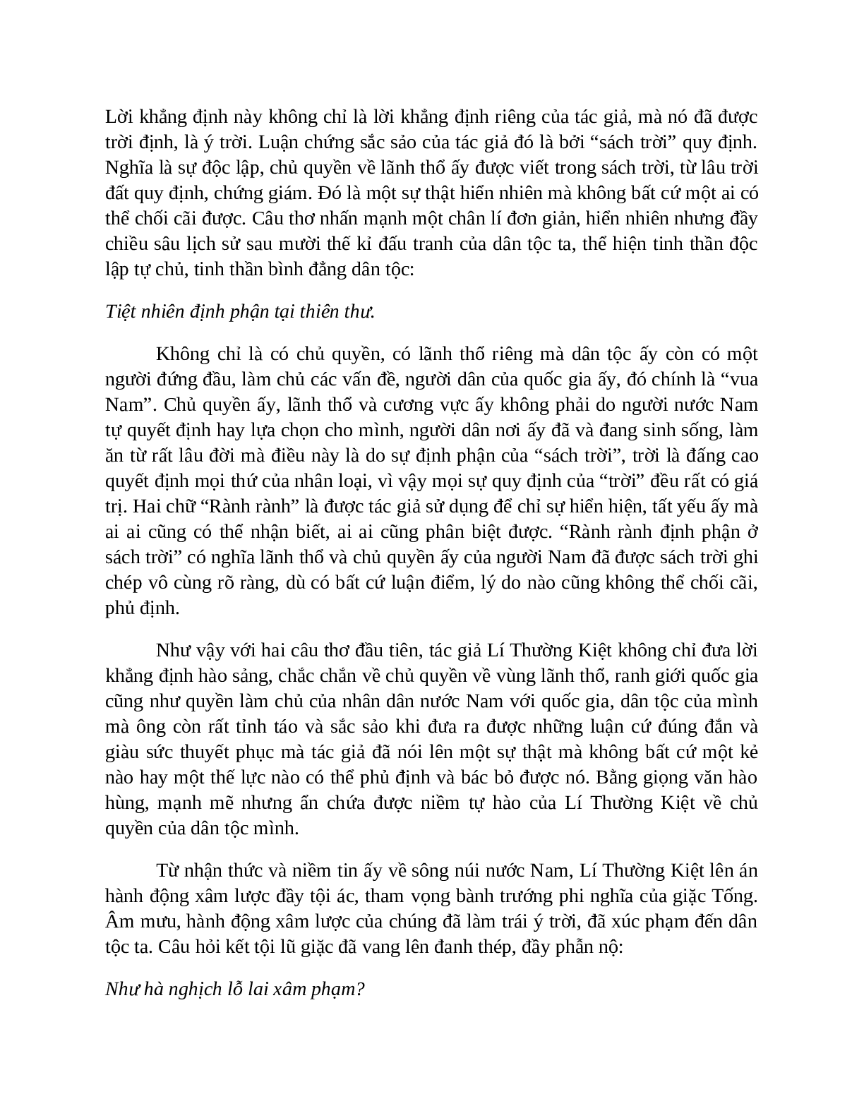 Sơ đồ tư duy bài Sông núi nước Nam dễ nhớ, ngắn nhất - Ngữ văn lớp 7 (trang 4)