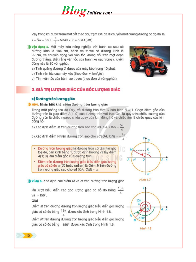 Toán lớp 11 Tập 1 Kết nối tri thức pdf (trang 10)