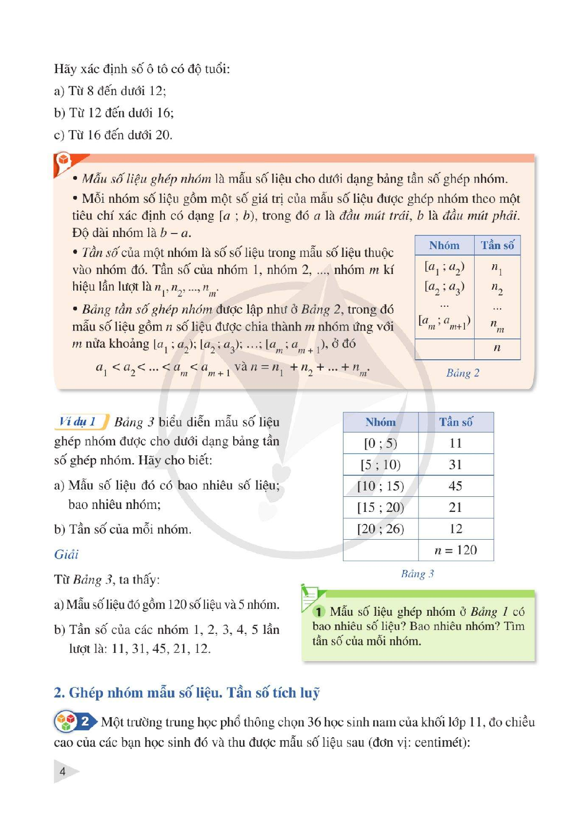 Toán lớp 11 Tập 2 Cánh diều pdf (trang 6)