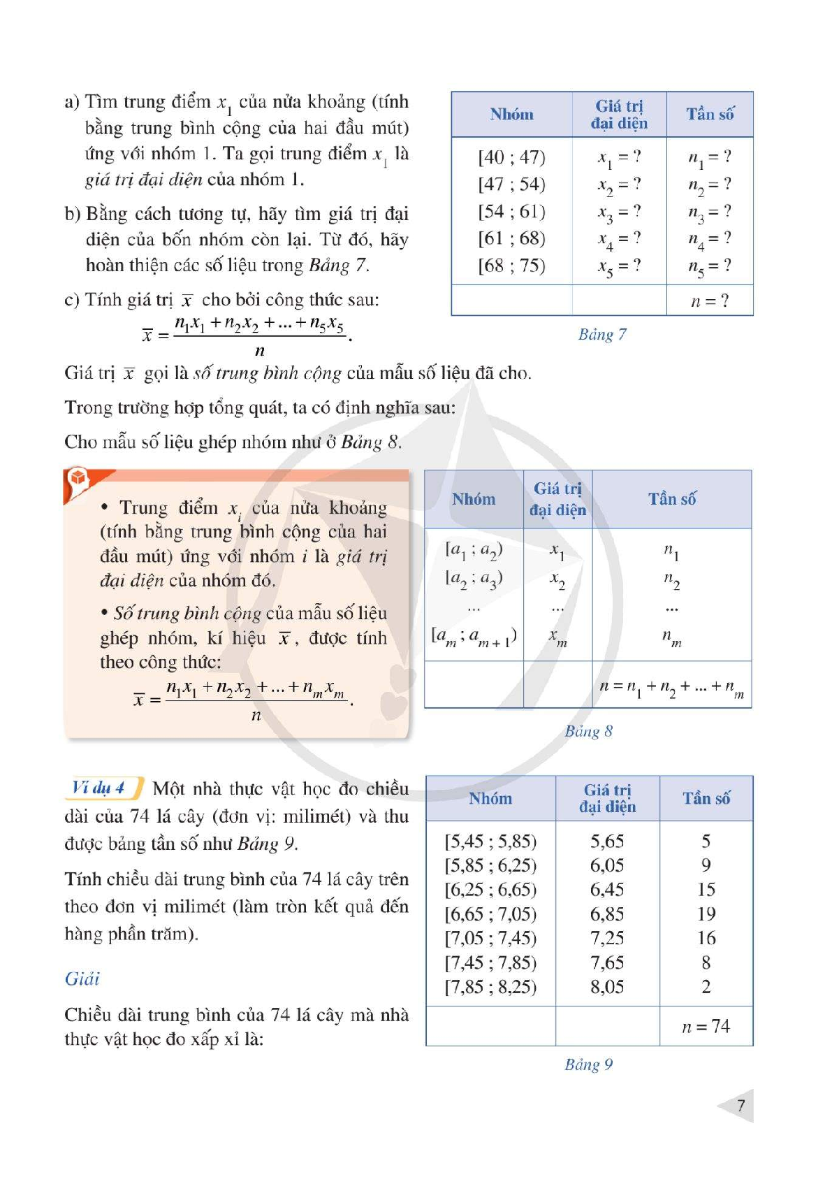 Toán lớp 11 Tập 2 Cánh diều pdf (trang 9)