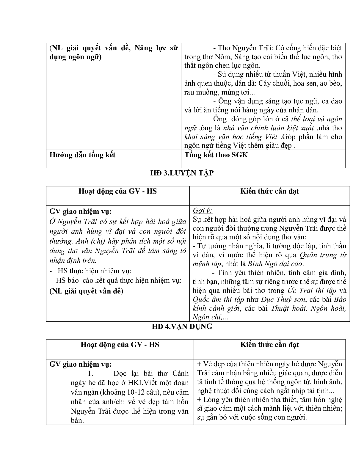 Giáo án ngữ văn lớp 10 Tiết 65, 66: Đại cáo bình ngô (trang 5)