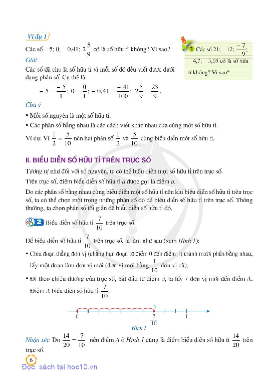 Toán lớp 7 tập 1 Cánh diều pdf (trang 7)