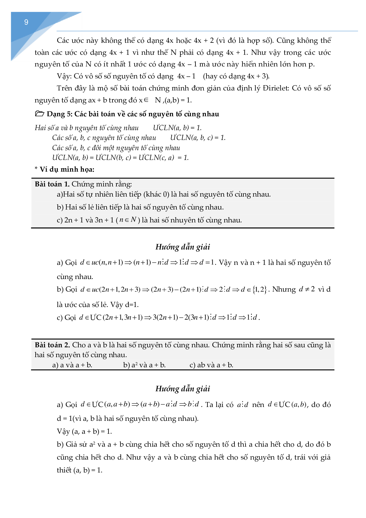 Chuyên đề Số nguyên tố, hợp số (trang 9)