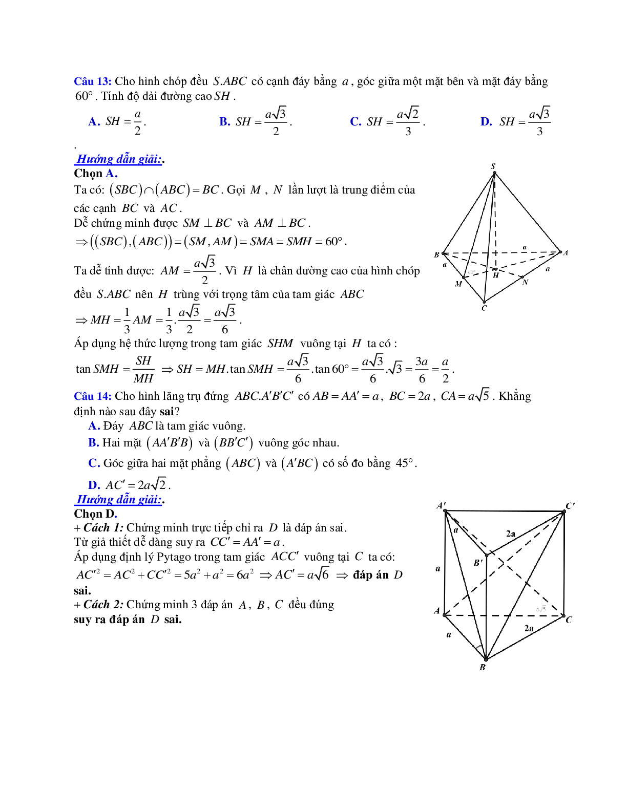 Phương pháp giải và bài tập về Cách tính độ dài đoạn thẳng, diện tích hình chiếu, chu vi và diện tích đa giác có lời giải (trang 8)