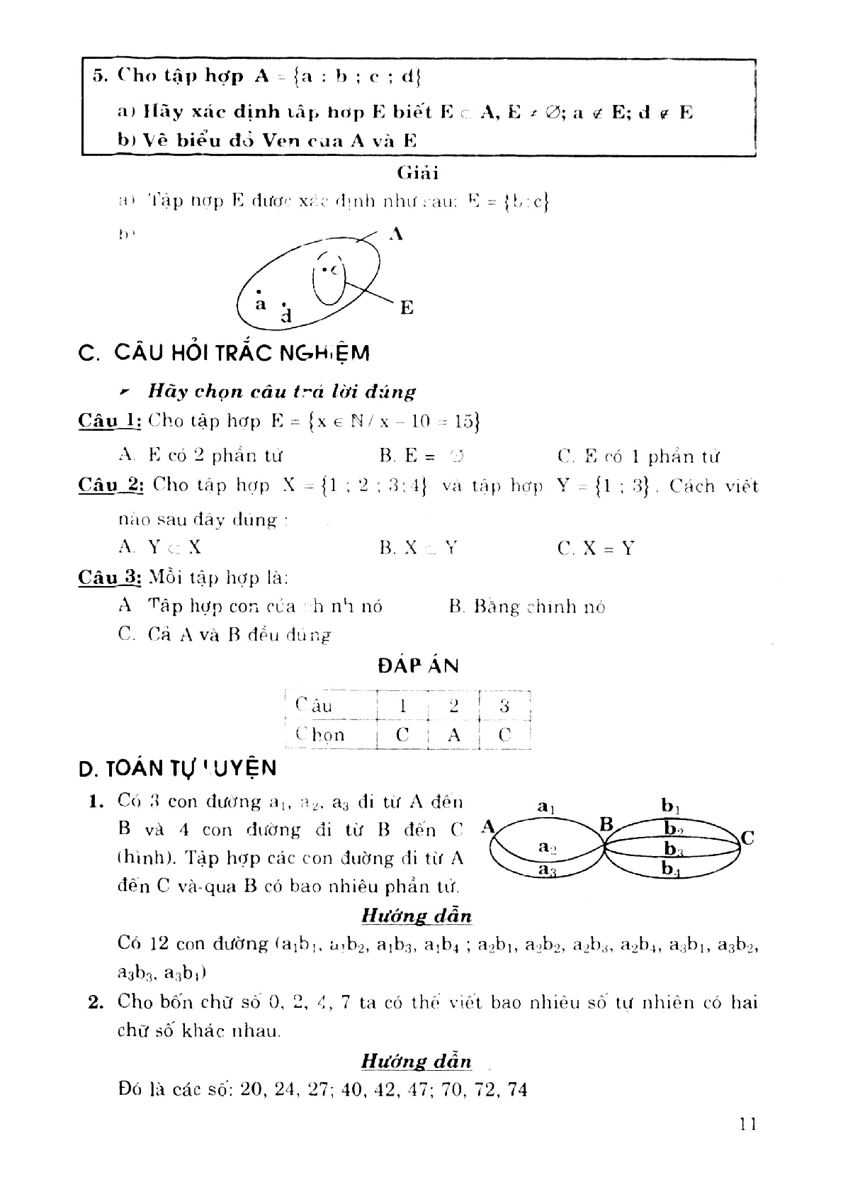Phương pháp giải toán tự luận và trắc nghiệm nâng cao 6 (trang 9)