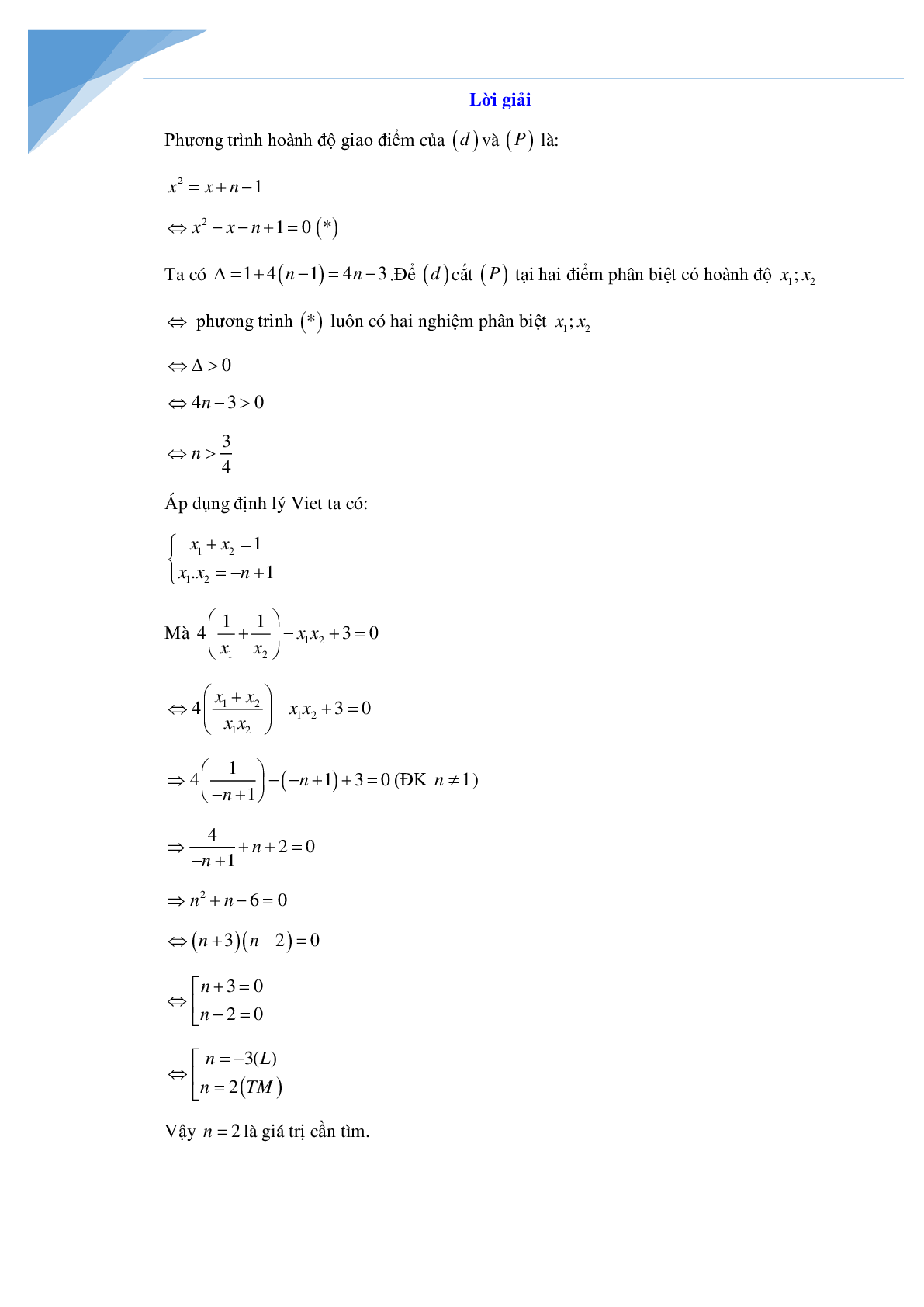 Chuyên đề Parabol luyện thi vào lớp 10 môn toán (trang 5)