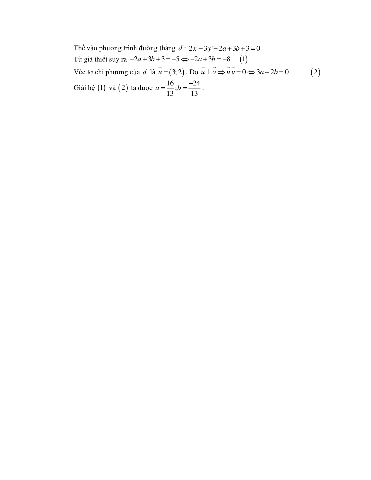 Cách xác định ảnh của một điểm hoặc một hình qua phép tịnh tiến bằng phương pháp tọa độ (trang 6)