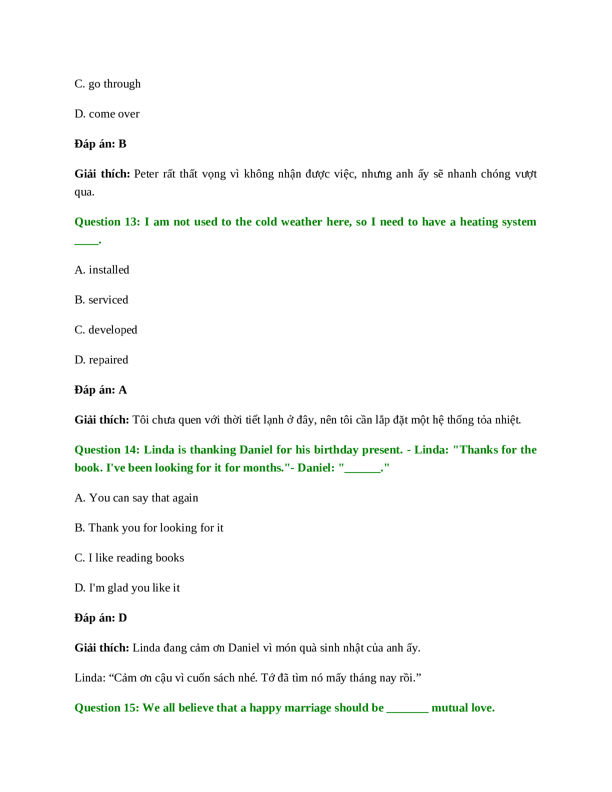 60 câu Trắc nghiệm Tiếng Anh 11 Unit 5 có đáp án 2023: Illiteracy (trang 10)