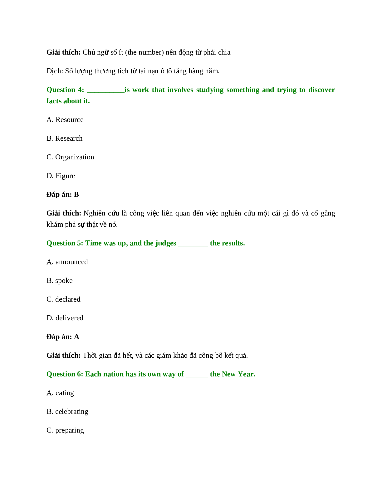 60 câu Trắc nghiệm Tiếng Anh 11 Unit 5 có đáp án 2023: Illiteracy (trang 7)