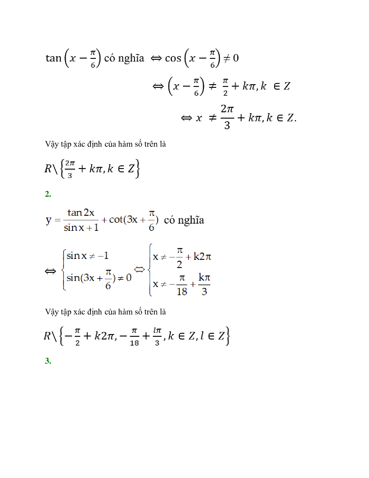 Chuyên đề Hàm số lượng giác 2023 hay, chọn lọc (trang 2)