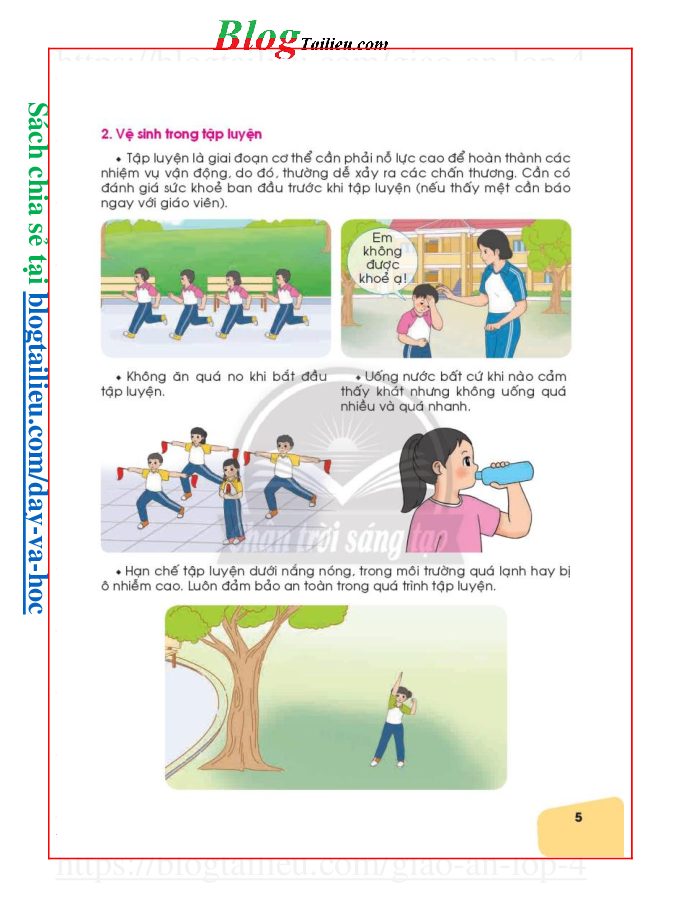 Giáo dục thể chất lớp 4 Chân trời sáng tạo pdf (trang 6)