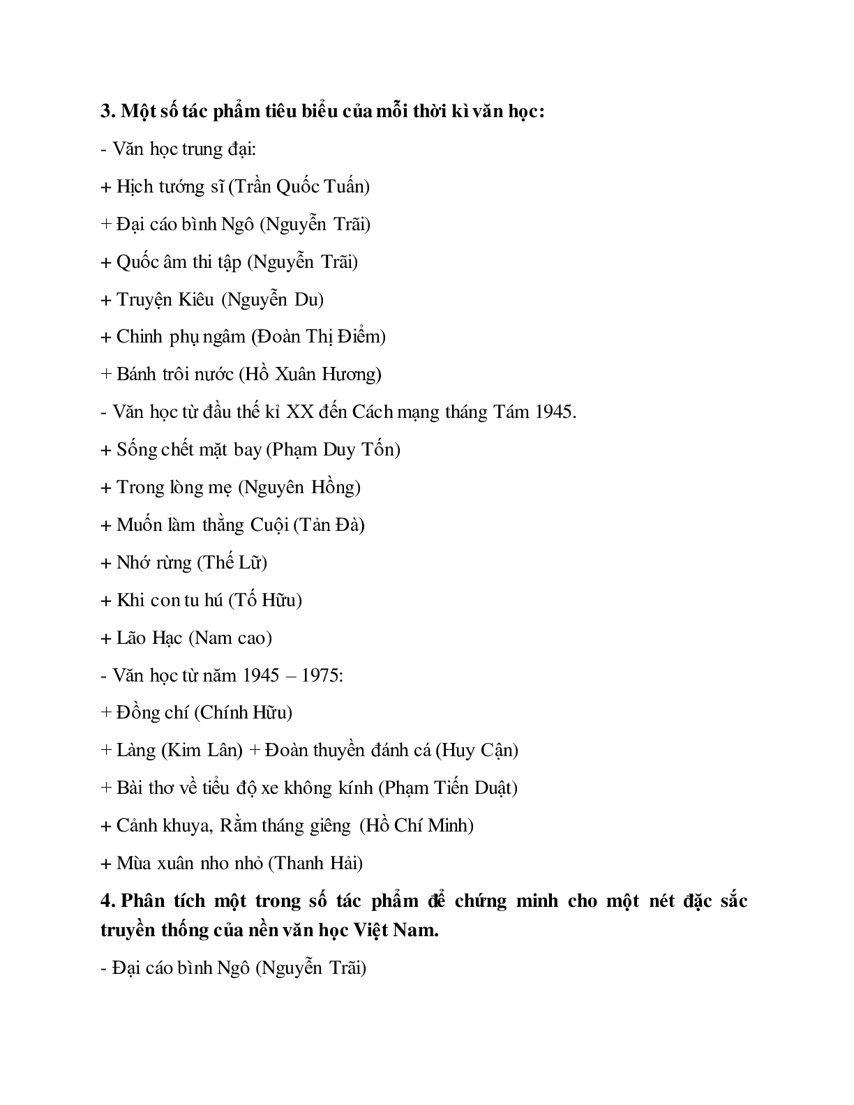 Soạn bài Tổng quan văn học Việt Nam - ngắn nhất Soạn văn 10 (trang 8)
