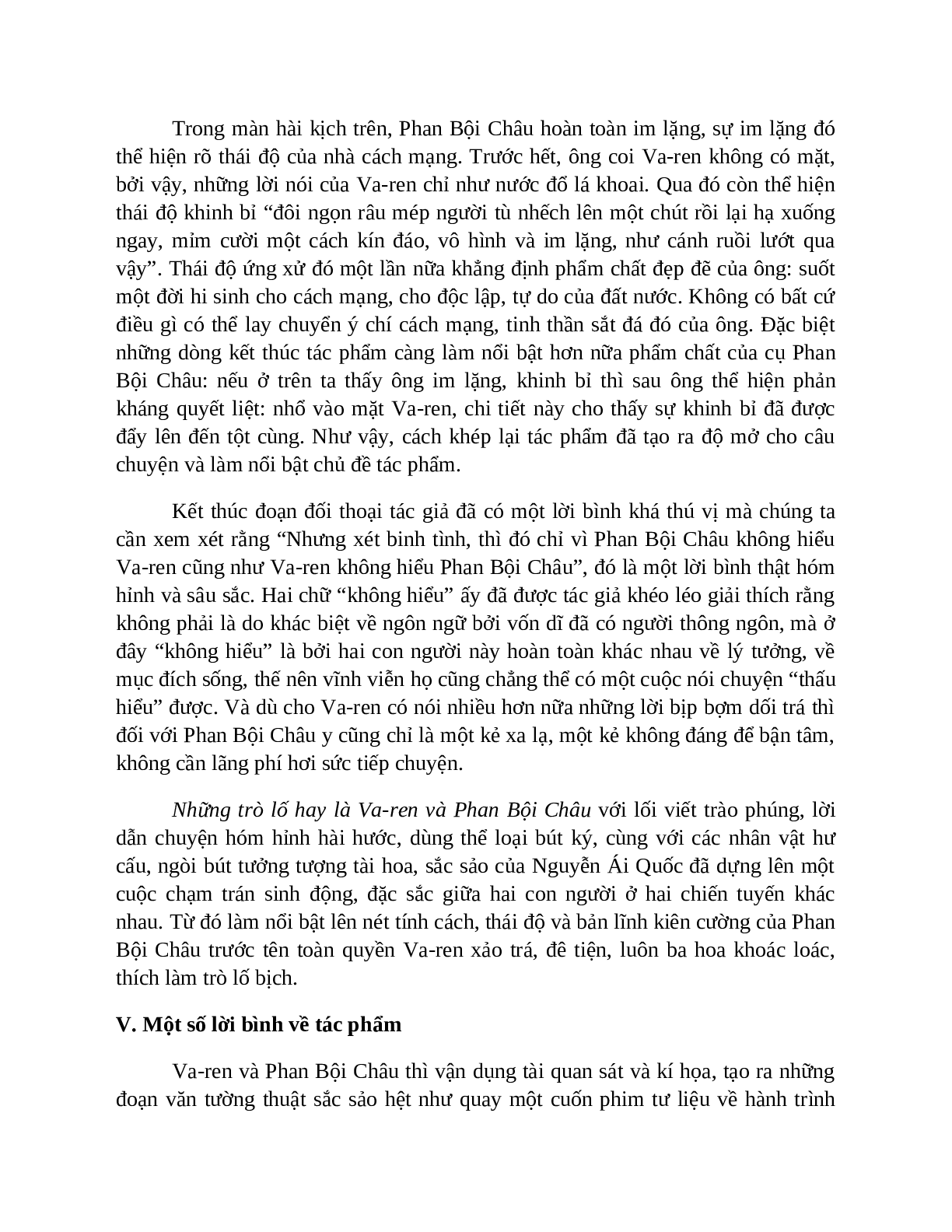 Sơ đồ tư duy bài Những trò lố hay là Varen và Phan Bội Châu dễ nhớ, ngắn nhất - Ngữ văn lớp 7 (trang 7)