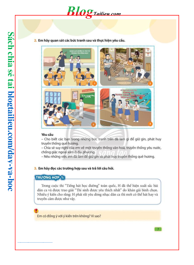 Giáo dục công dân lớp 7 Chân trời sáng tạo pdf (trang 9)