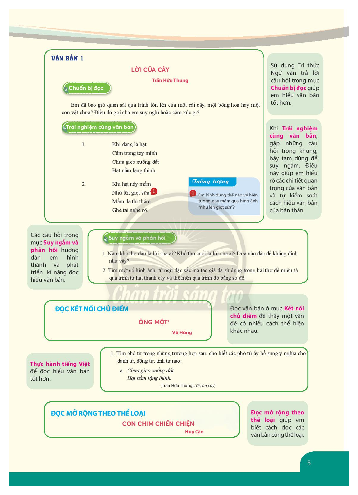 Ngữ văn lớp 7 tập 1 Chân trời sáng tạo pdf (trang 6)