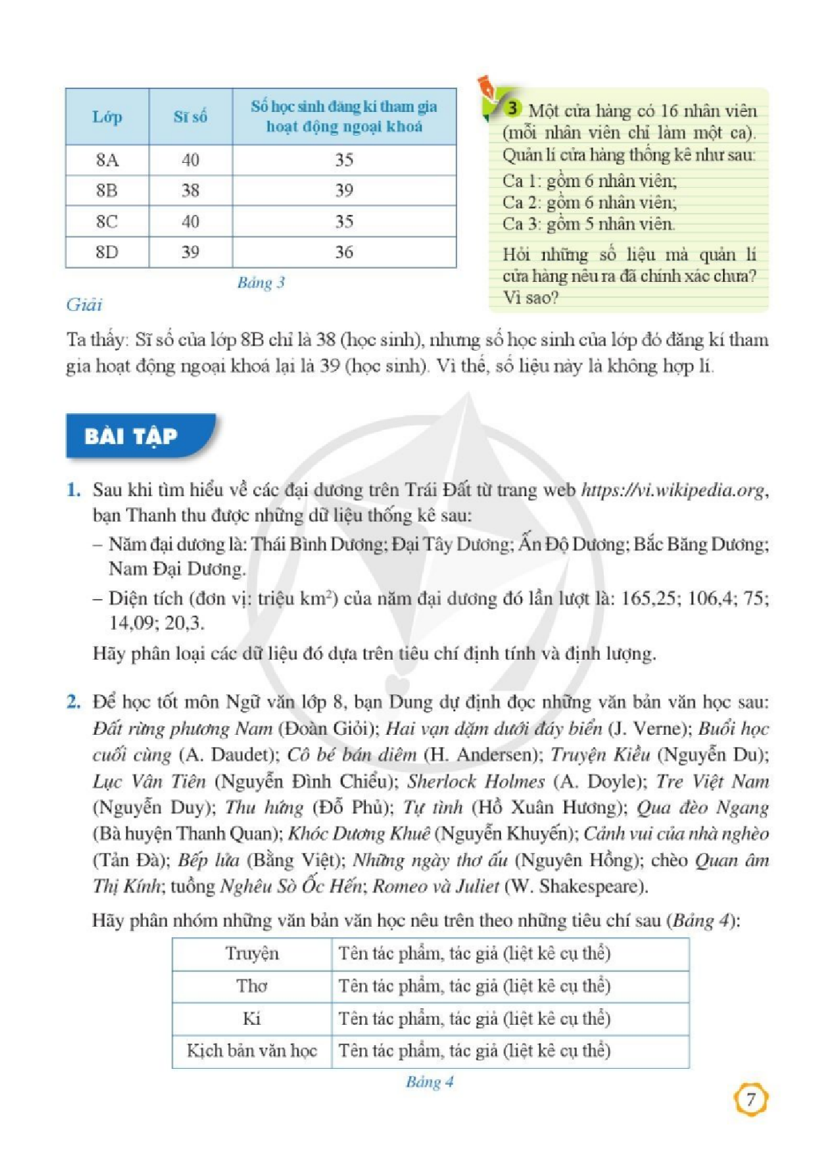 Toán lớp 8 Tập 2 Cánh diều pdf (trang 7)