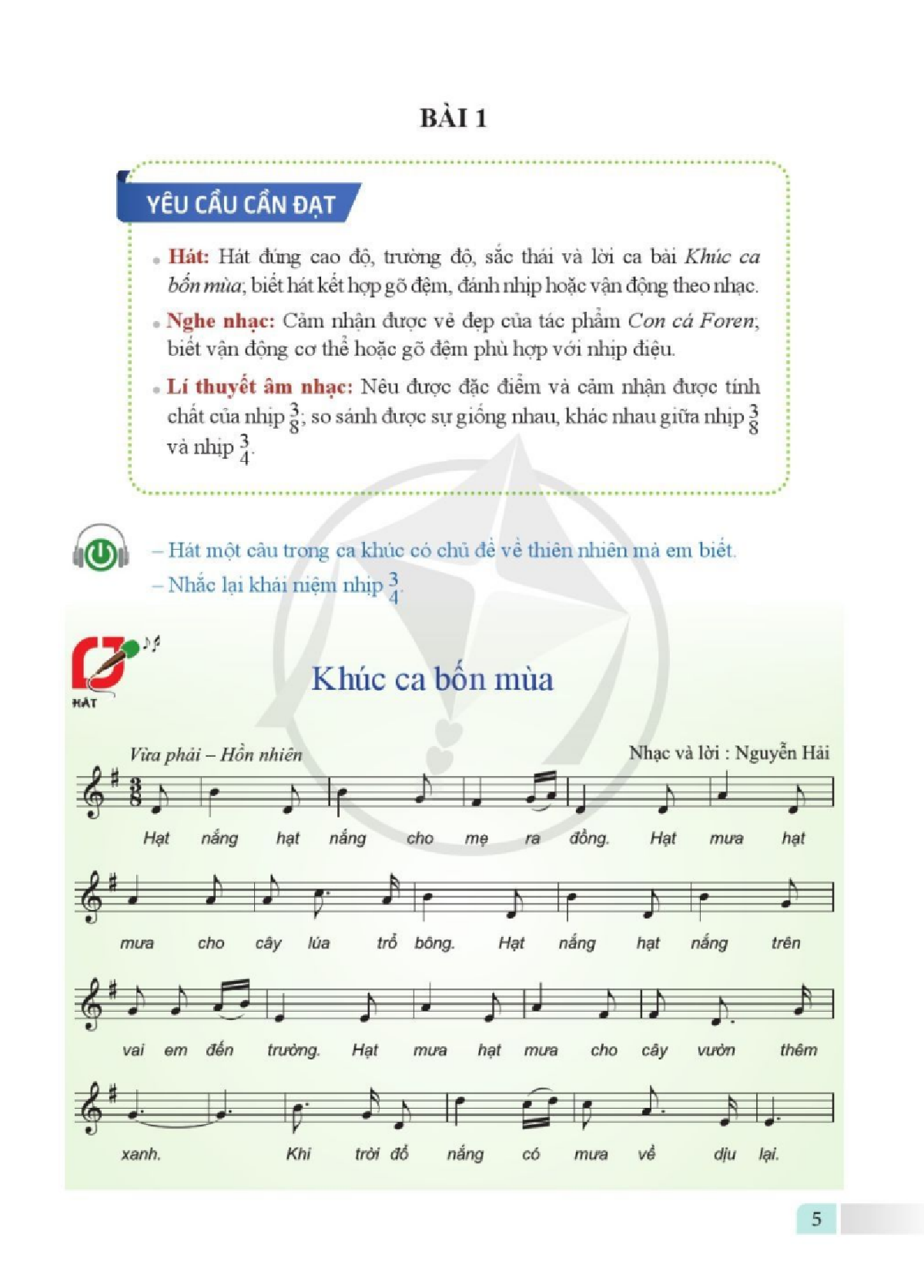 Âm nhạc lớp 8 Cánh diều pdf (trang 6)