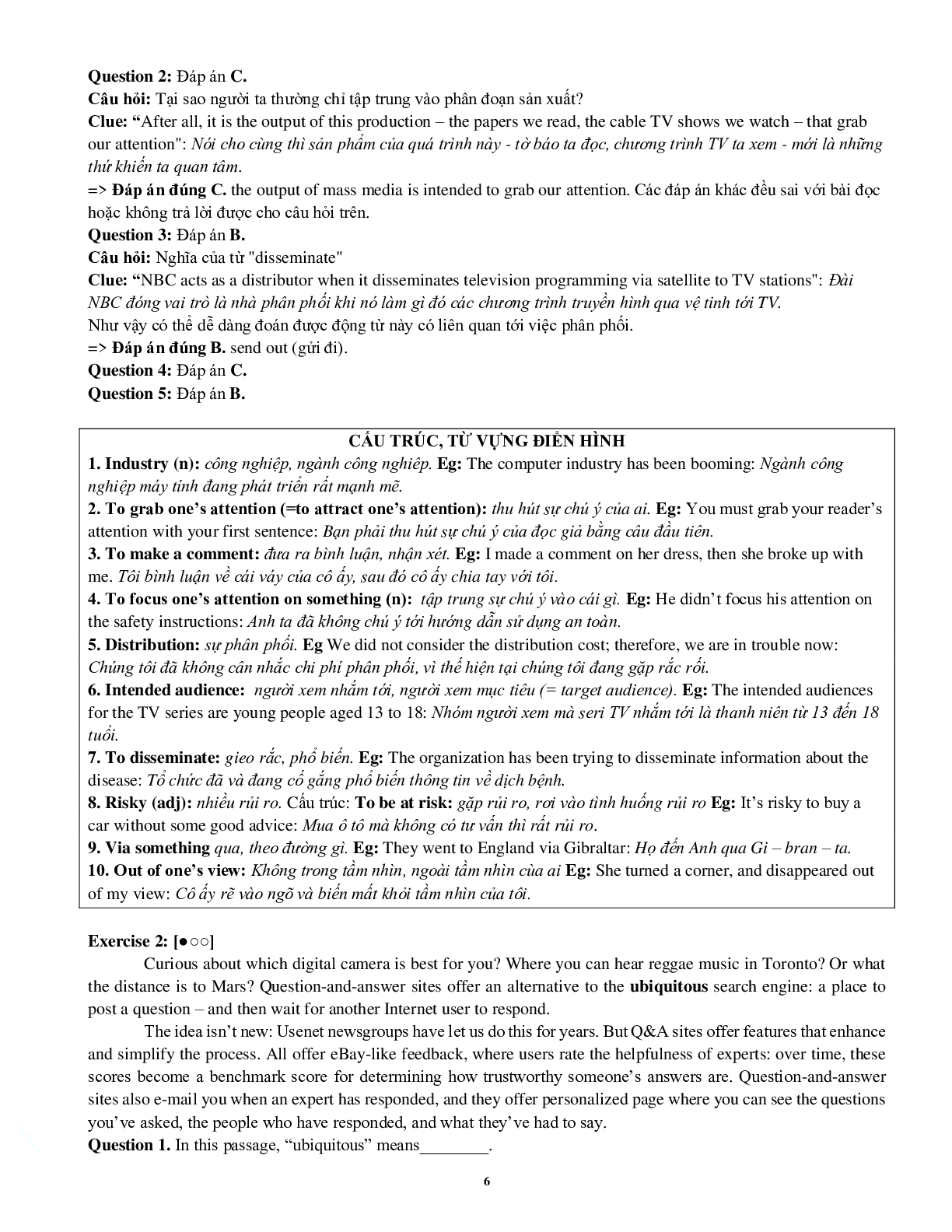 Bộ 50 Bài tập Đọc hiểu Tiếng anh lớp 12 có đáp án (trang 4)