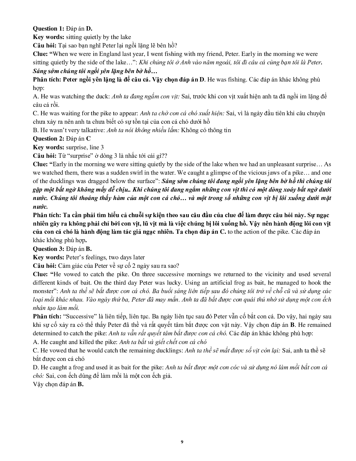 Bộ 50 Bài tập Đọc hiểu Tiếng anh lớp 12 có đáp án (trang 7)