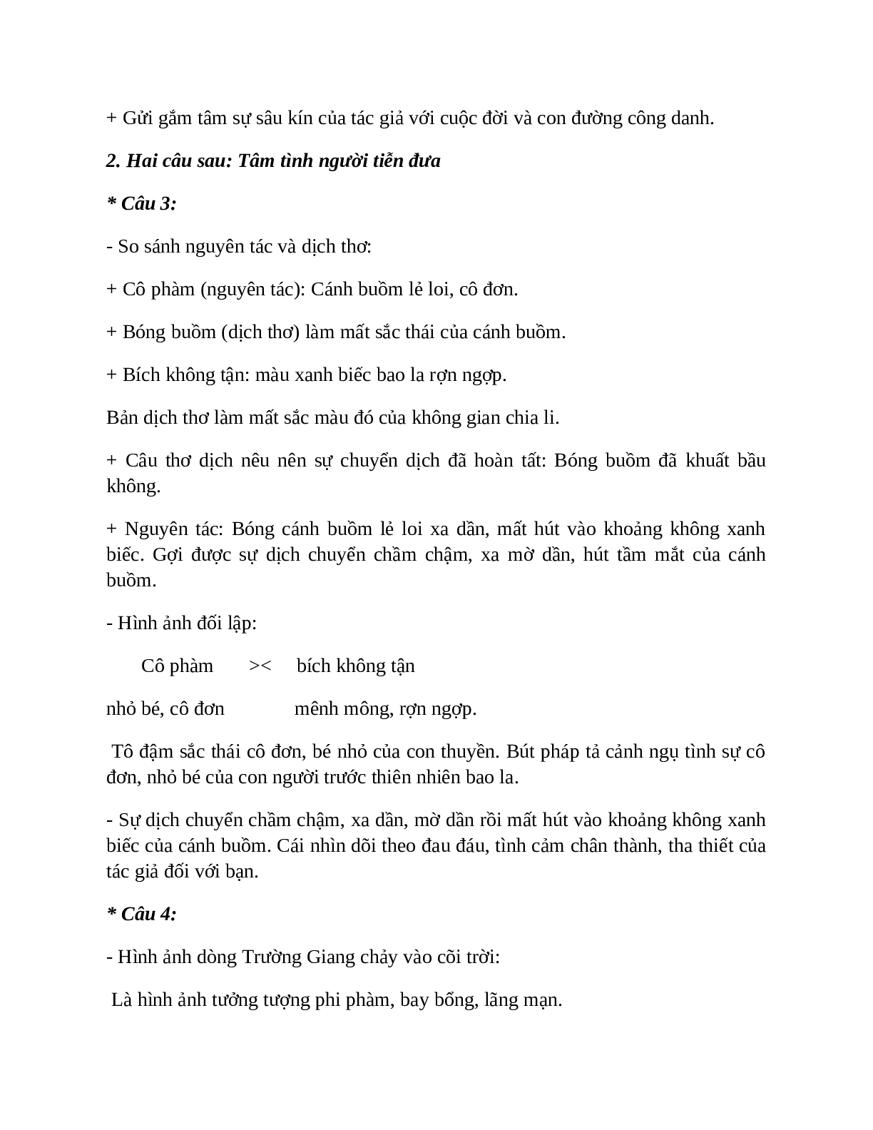 Sơ đồ tư duy bài Tại lầu Hoàng Hạc tiễn Mạnh Hạo Nhiên đi Quảng Lăng dễ nhớ, ngắn nhất - Ngữ văn lớp 10 (trang 4)