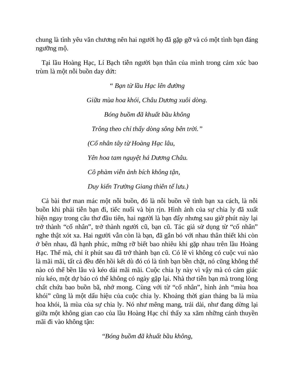 Sơ đồ tư duy bài Tại lầu Hoàng Hạc tiễn Mạnh Hạo Nhiên đi Quảng Lăng dễ nhớ, ngắn nhất - Ngữ văn lớp 10 (trang 7)