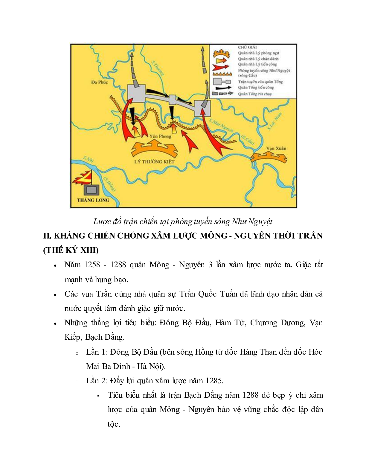 Lý thuyết Lịch sử 10: Bài 19: Những cuộc kháng chiến chống ngoại xâm ở các thế kỉ X - XV mới nhất (trang 3)