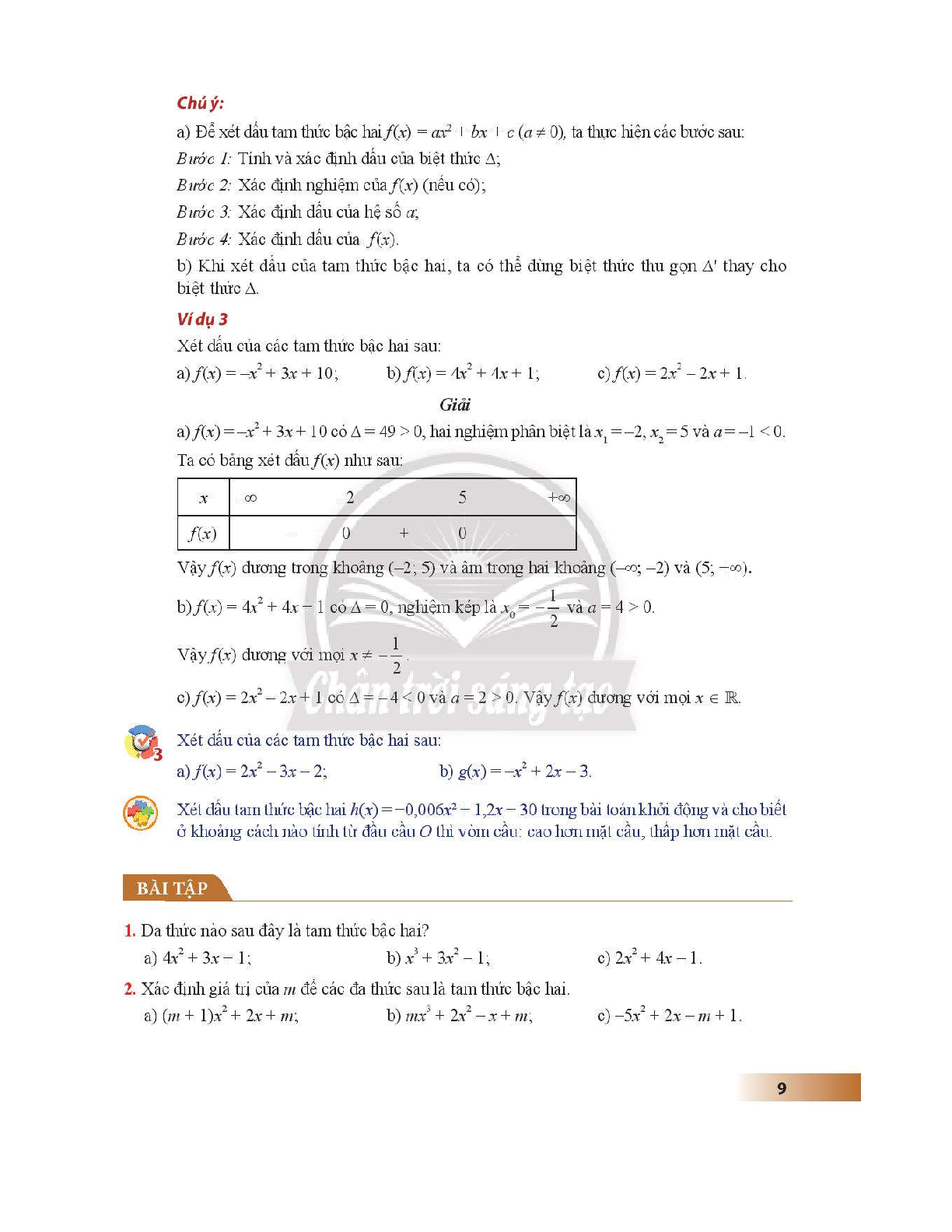 Toán lớp 10 Tập 2 Chân trời sáng tạo pdf (trang 10)