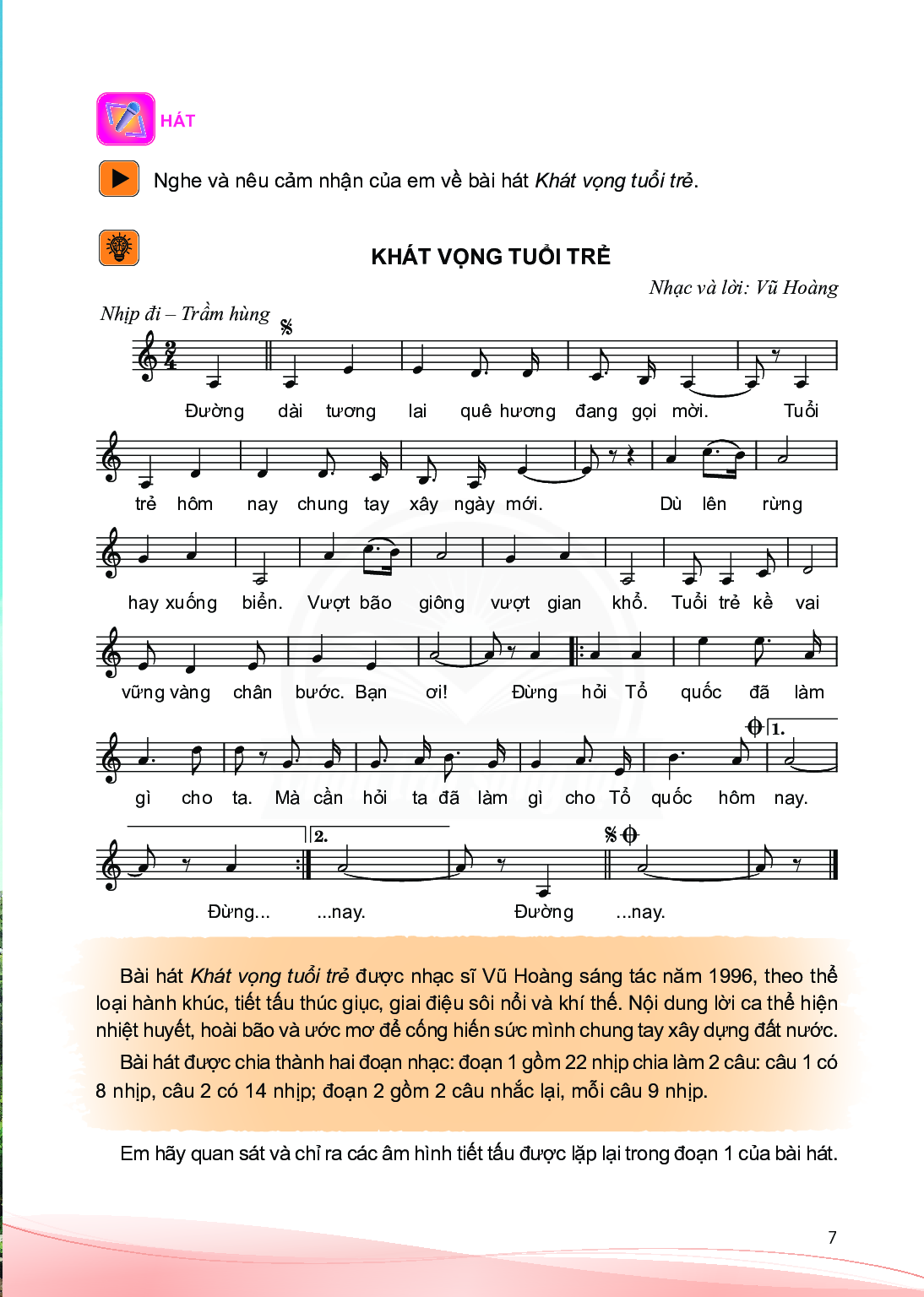 Âm nhạc lớp 10 Chân trời sáng tạo pdf (trang 8)