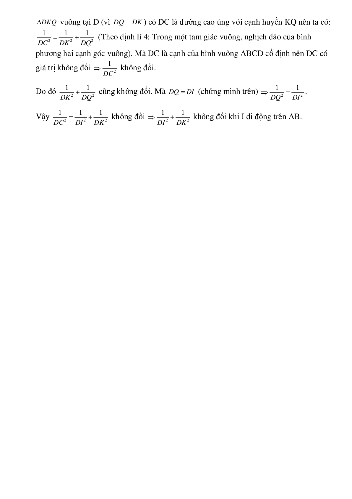 50 Bài tập Một số hệ thức về cạnh và đường cao trong tam giác (có đáp án)- Toán 9 (trang 10)