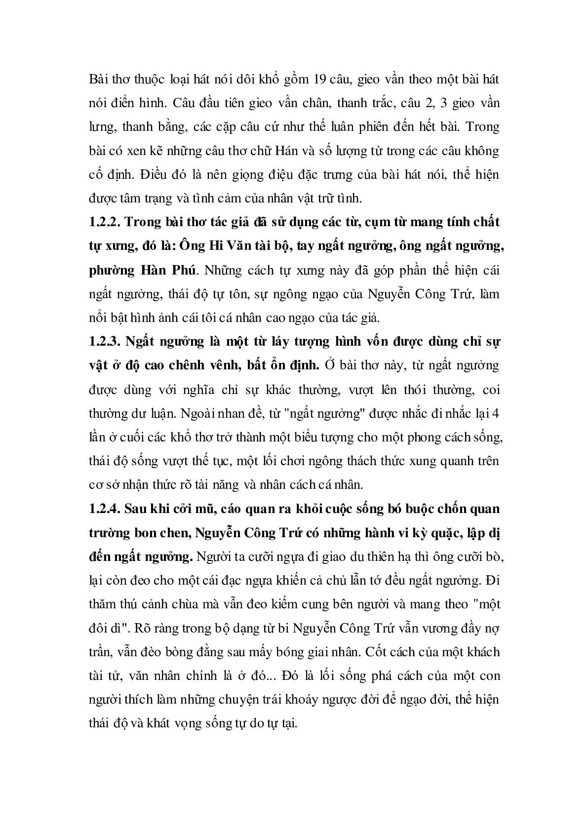 Soạn bài Bài ca ngất ngưởng - ngắn nhất Soạn văn 11 (trang 2)