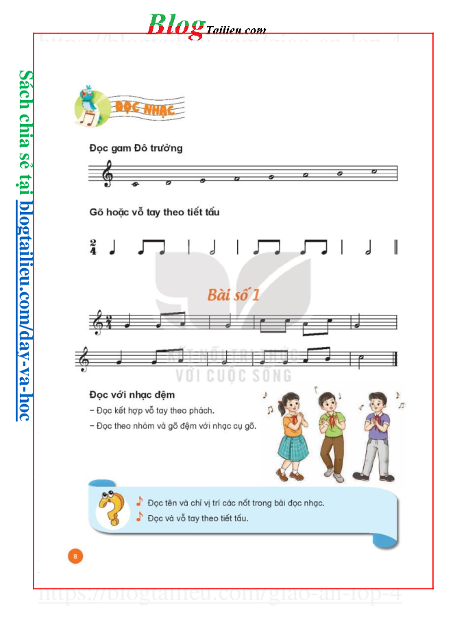 Âm nhạc lớp 4 Kết nối tri thức pdf (trang 10)