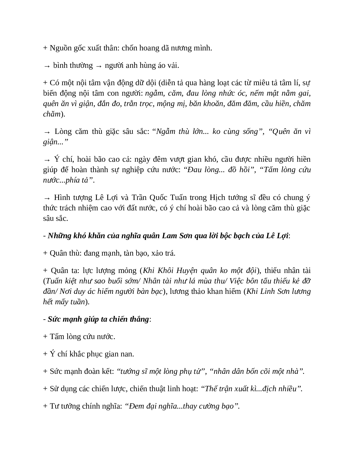 Sơ đồ tư duy bài Bình Ngô đại cáo dễ nhớ, ngắn nhất - Ngữ văn lớp 10 (trang 6)