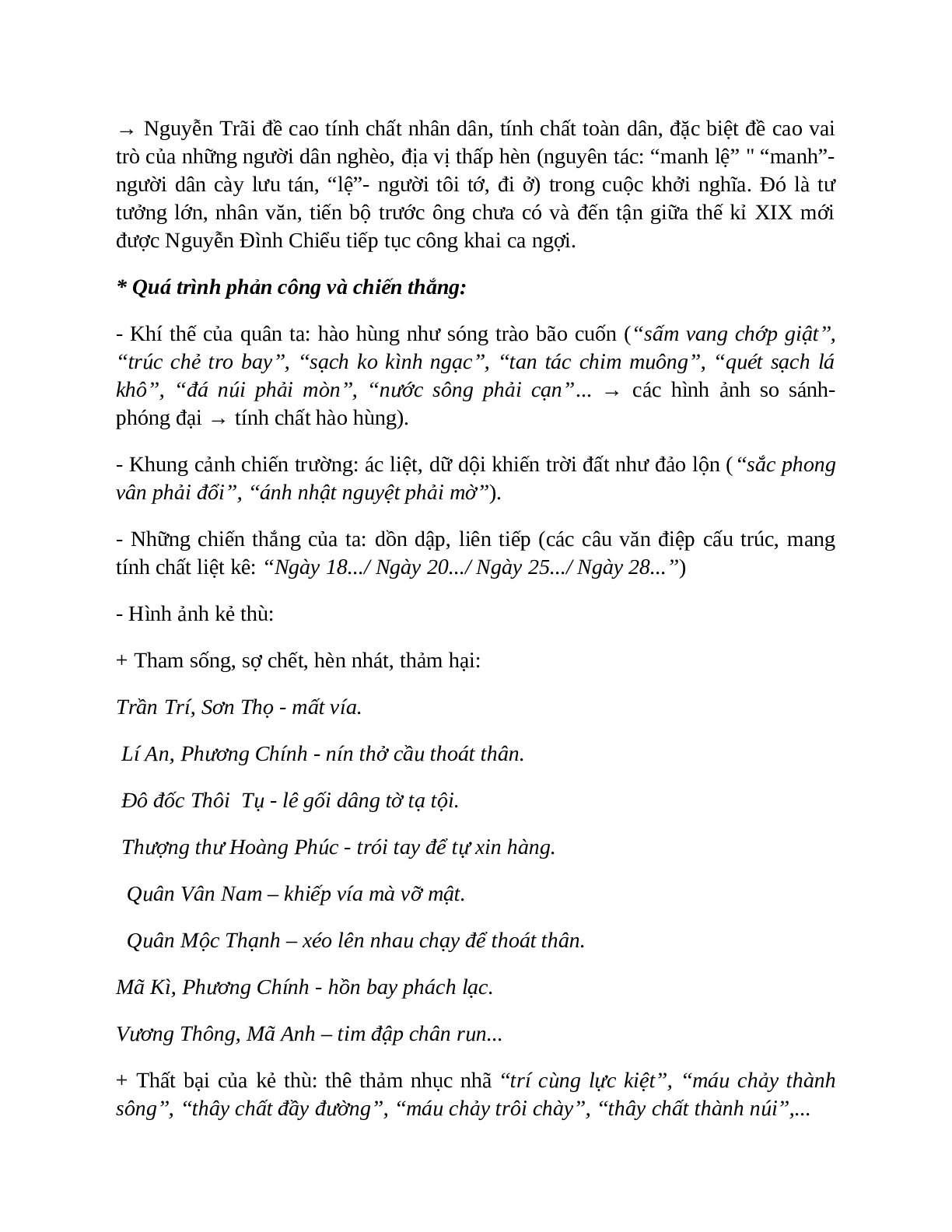 Sơ đồ tư duy bài Bình Ngô đại cáo dễ nhớ, ngắn nhất - Ngữ văn lớp 10 (trang 7)