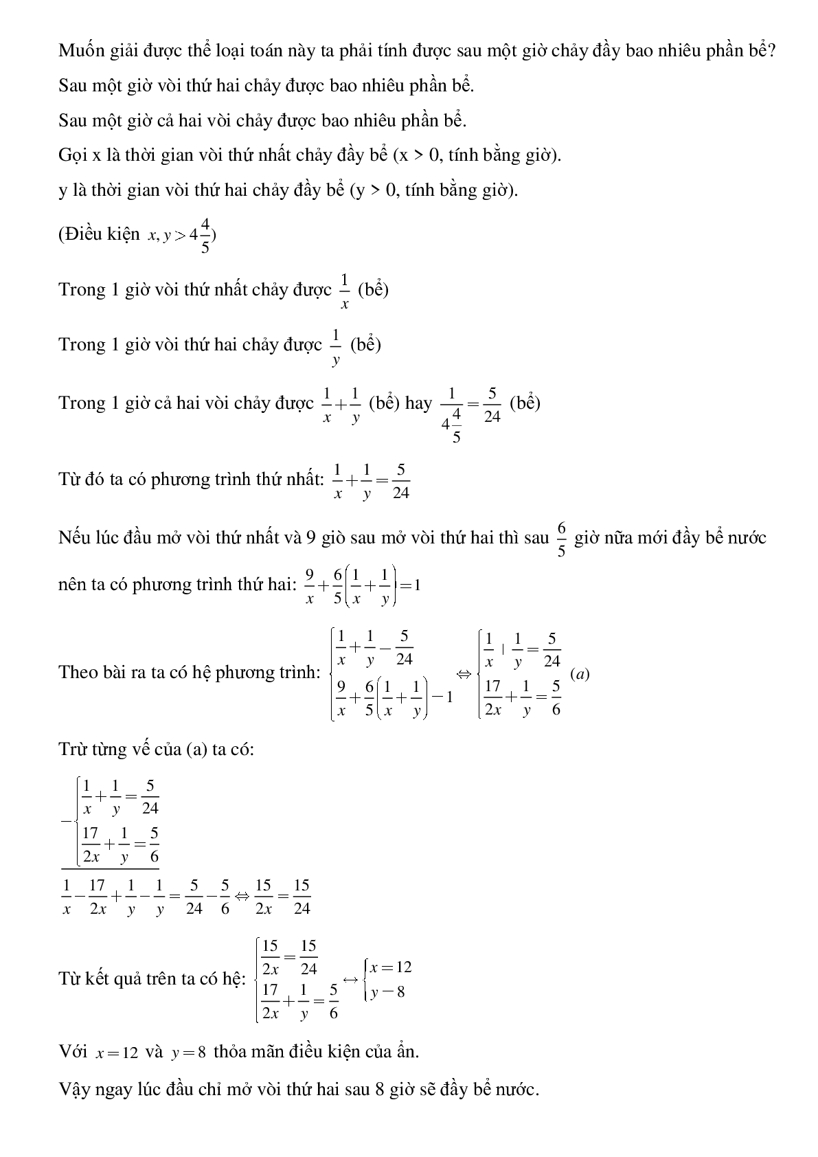 50 Bài tập Giải bài toán bằng cách lập hệ phương trình (có đáp án)- Toán 9 (trang 5)