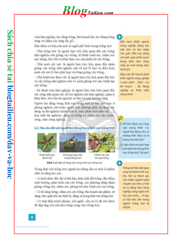 Công nghệ lớp 7 Chân trời sáng tạo pdf (trang 9)