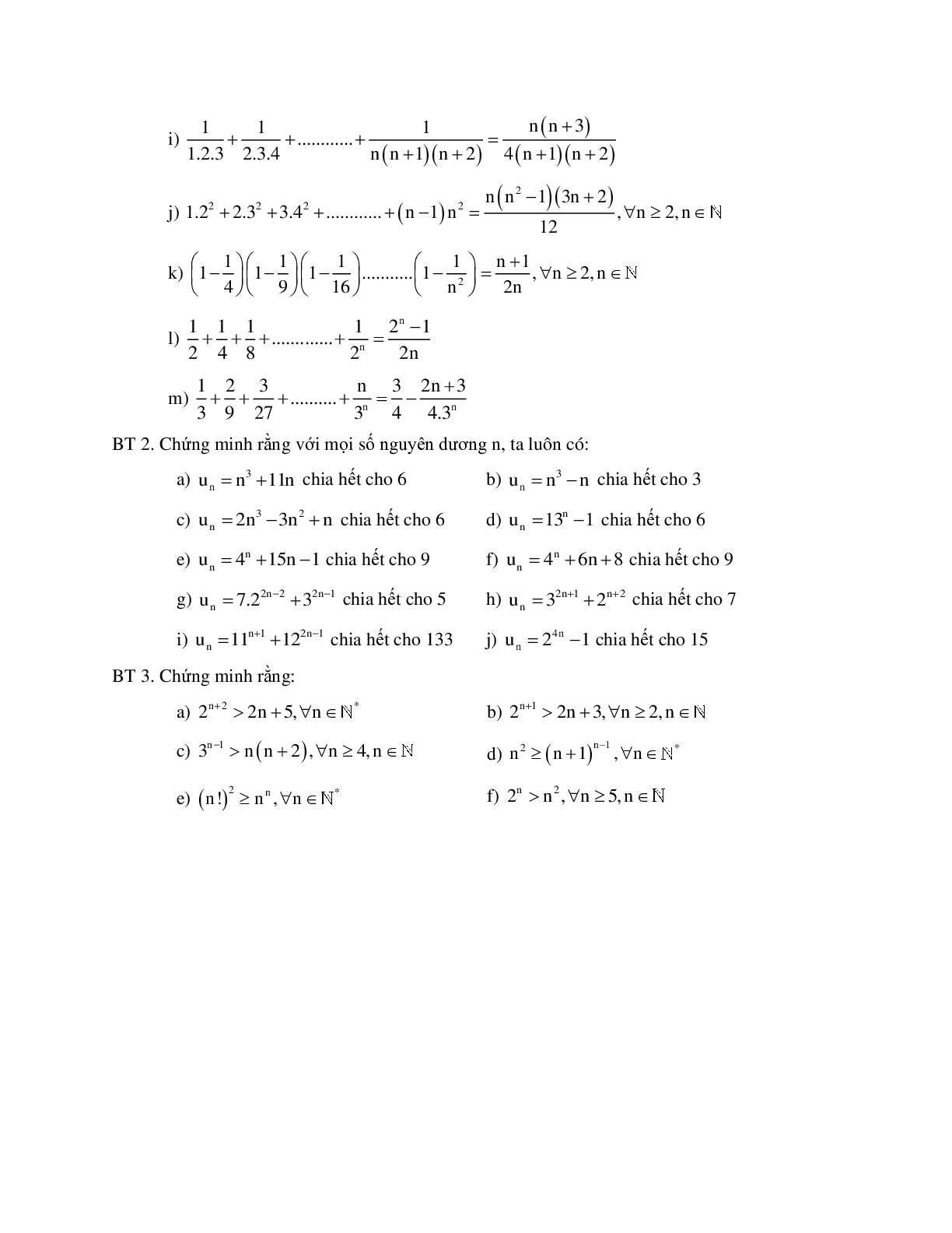 Phương pháp giải về Phương pháp quy nạp toán học 2023 (lý thuyết và bài tập) (trang 4)