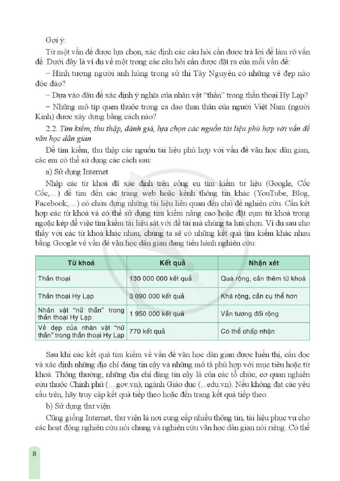 Chuyên đề học tập Ngữ văn 10 Cánh diều pdf (trang 9)