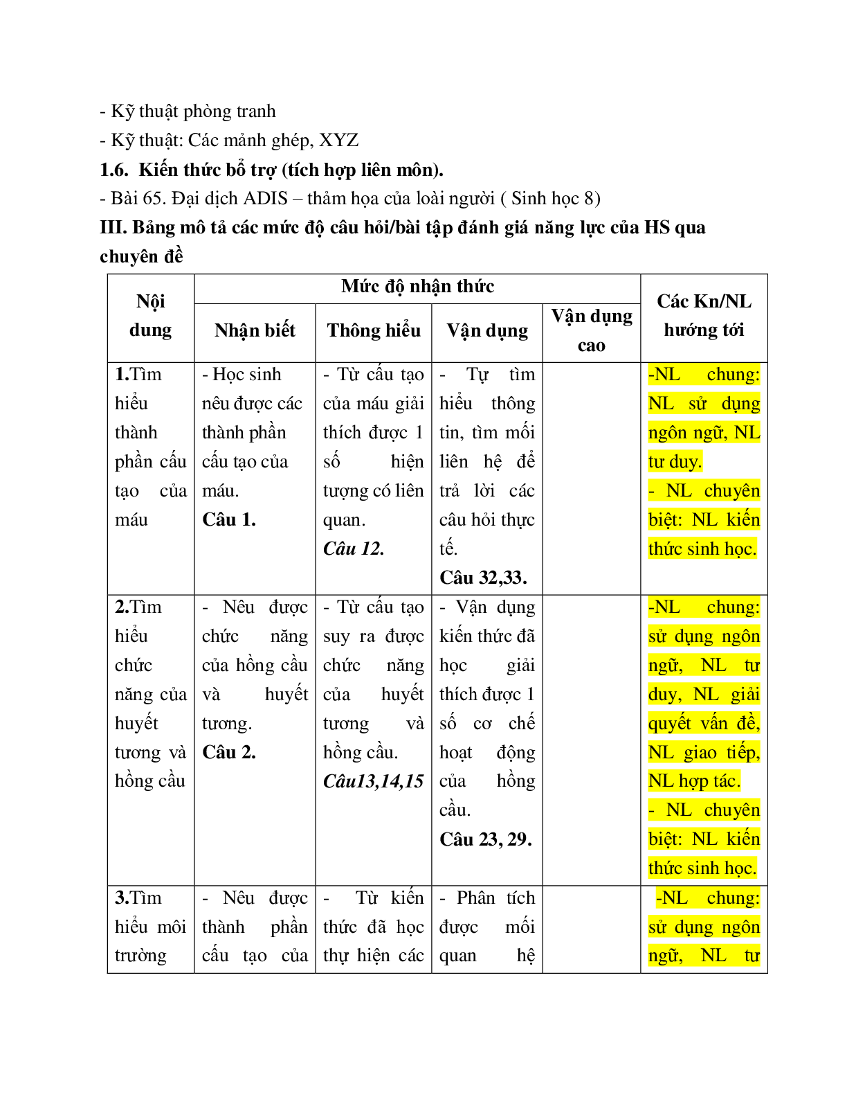 Giáo Án Sinh Học 8 Bài 13 - CV5512 (trang 4)