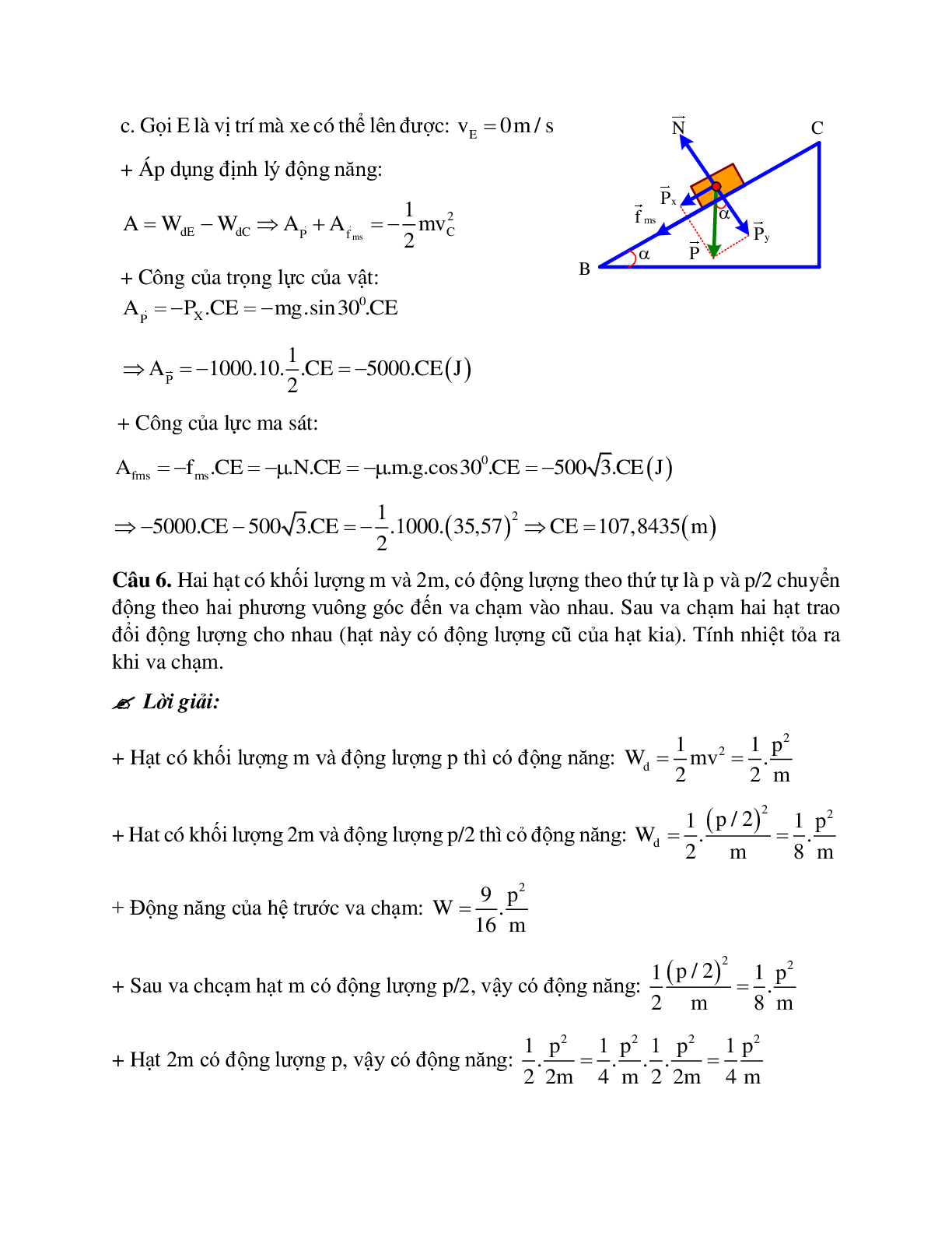 Bài tập về động năng - Định lý biến thiên động năng có lời giải chi tiết (trang 9)