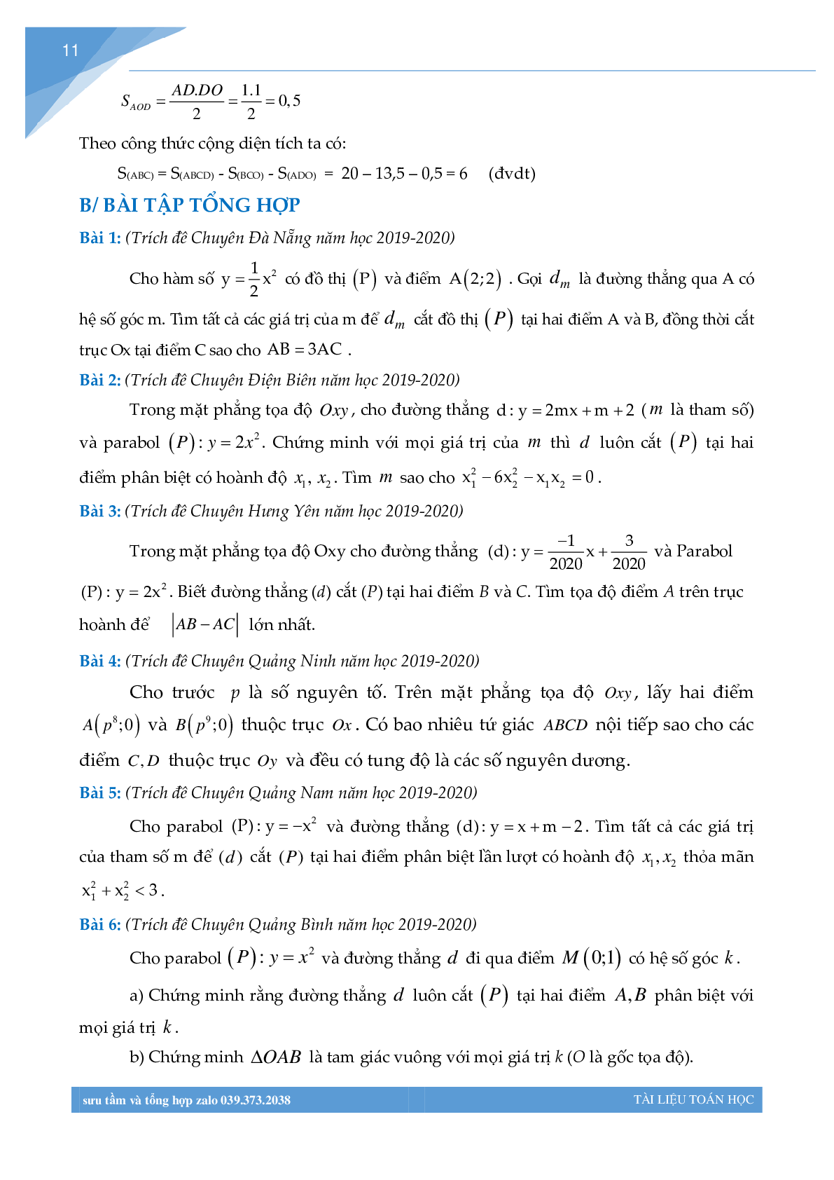 Chuyên đề hàm số bồi dưỡng học sinh giỏi toán THCS (trang 10)