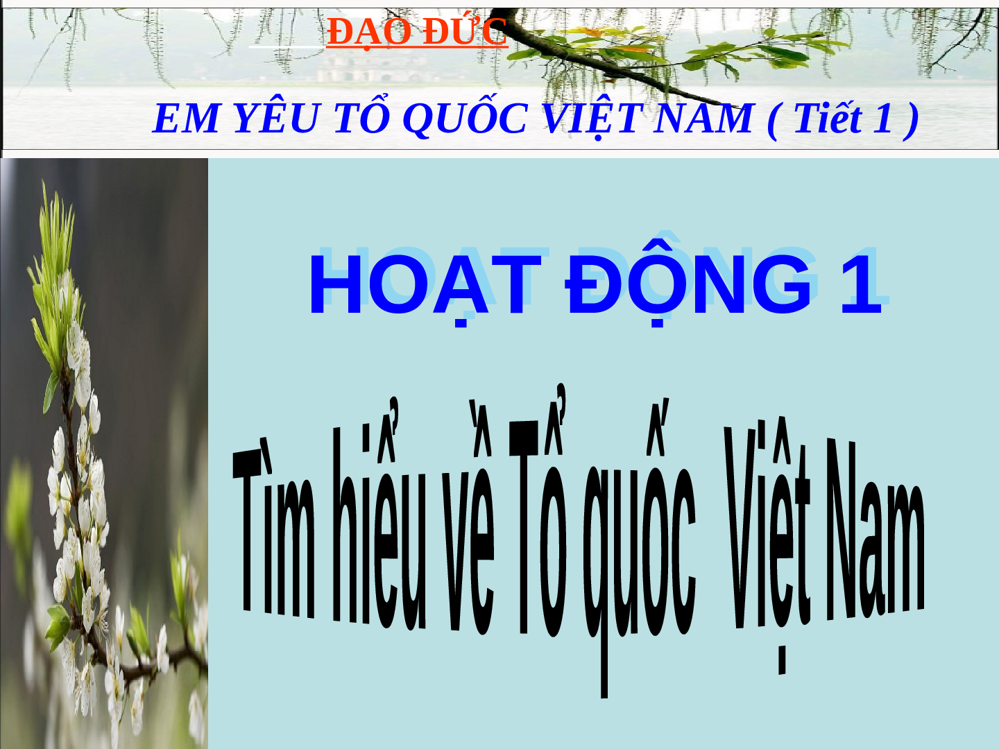 Giáo án đạo đức 5 Bài 11: Em yêu Tổ Quốc Việt Nam (trang 6)