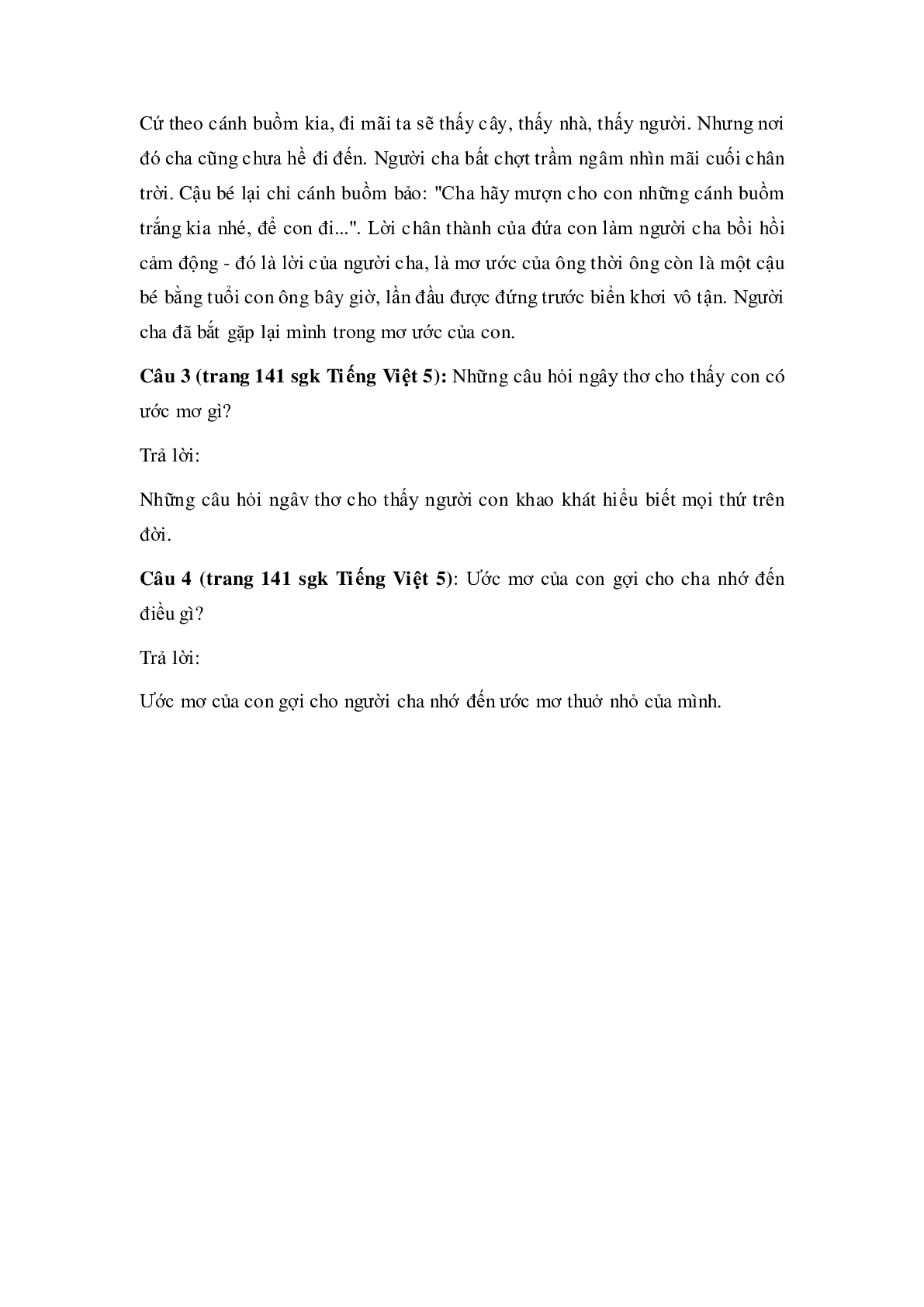 Soạn Tiếng Việt lớp 5: Tập đọc: Những cánh buồm mới nhất (trang 3)